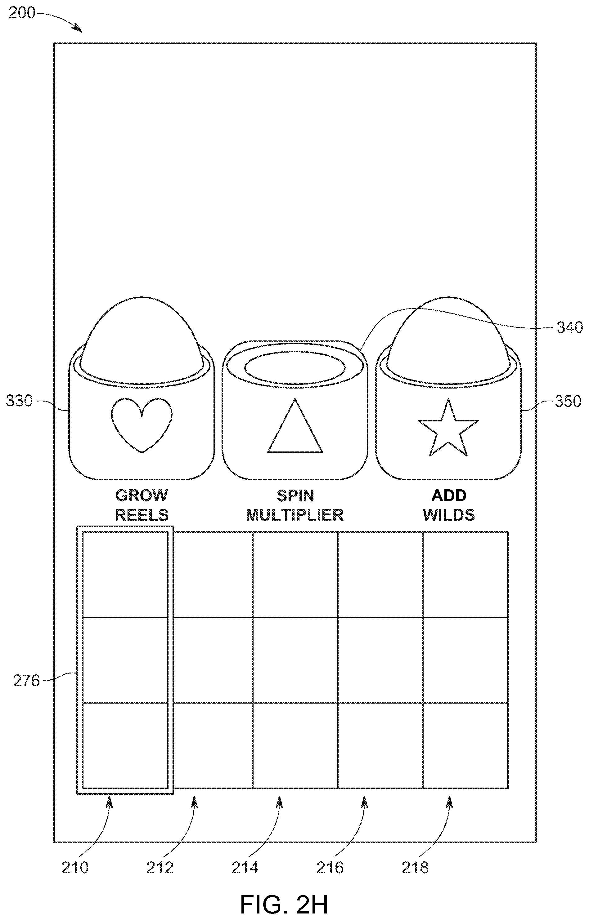 Patent US12488658 Figure 11 – Independently randomly and/or automatically generated different features associated with activators