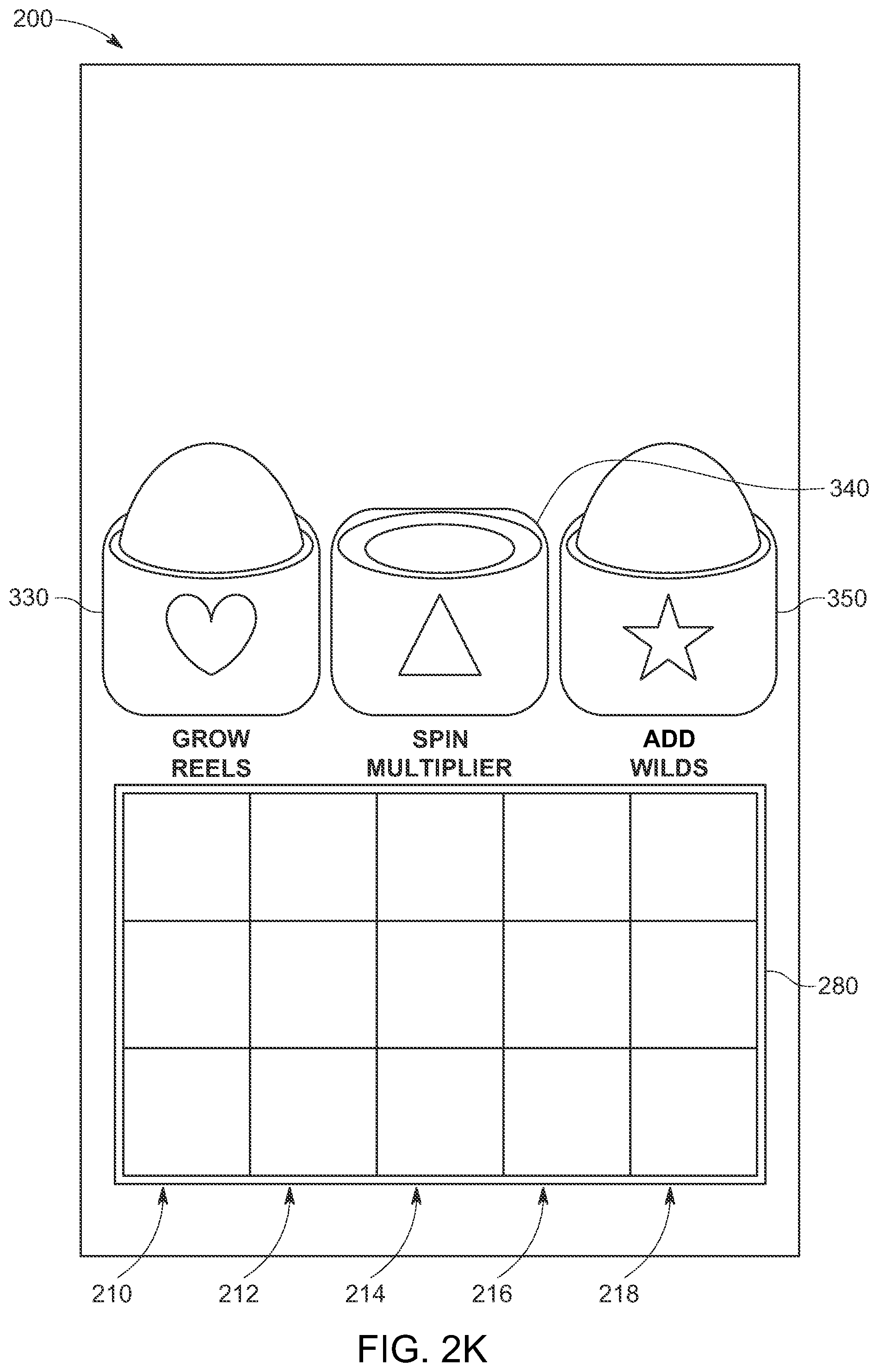 Patent US12488658 Figure 14 – Independently randomly and/or automatically generated different features associated with activators