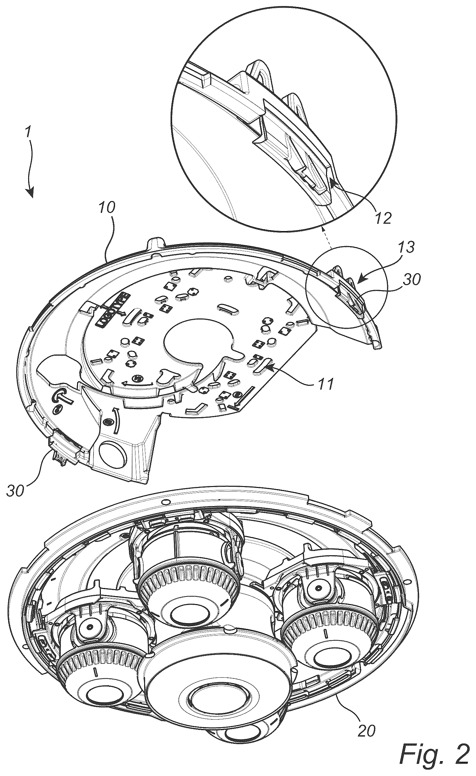 Patent US12488666 Figure 2 – System for mounting on a surface