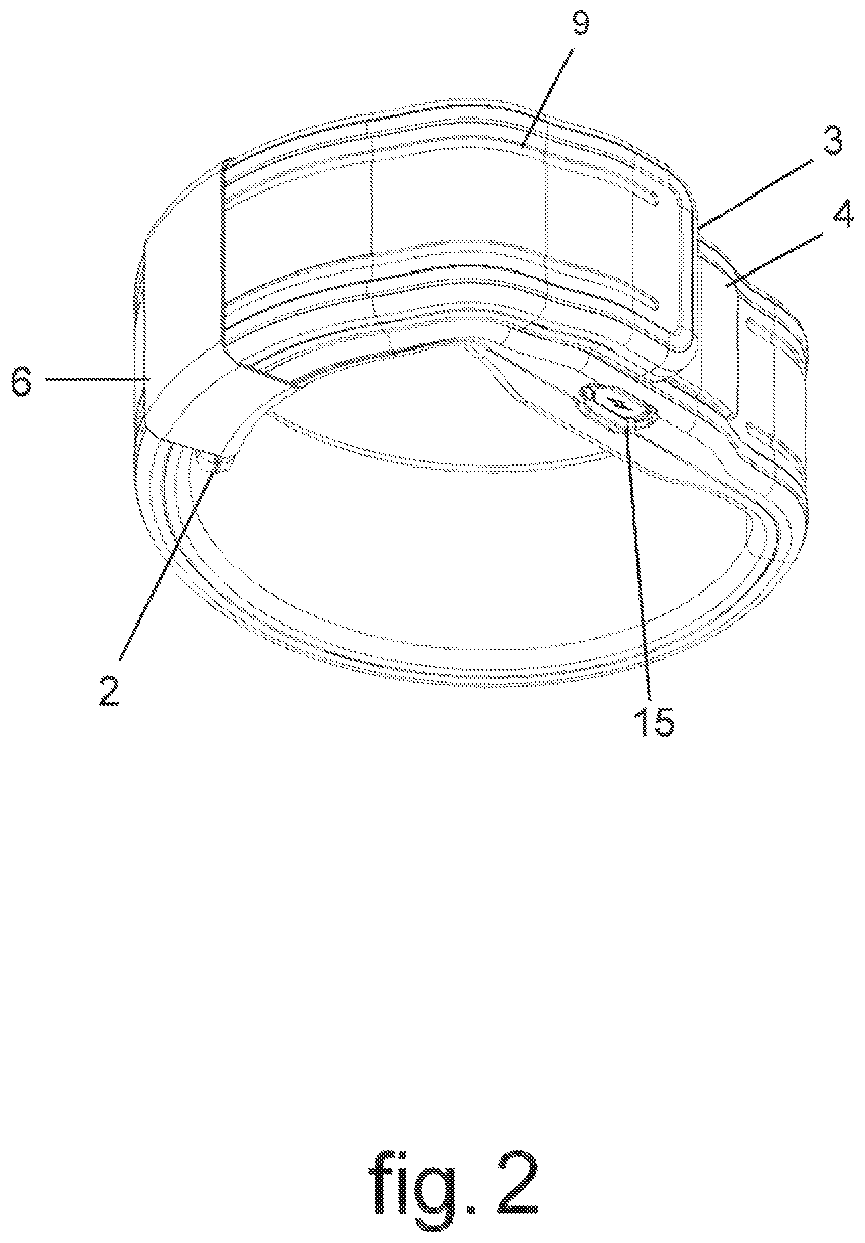 Patent US12488668 Figure 2 – Wearable safety device