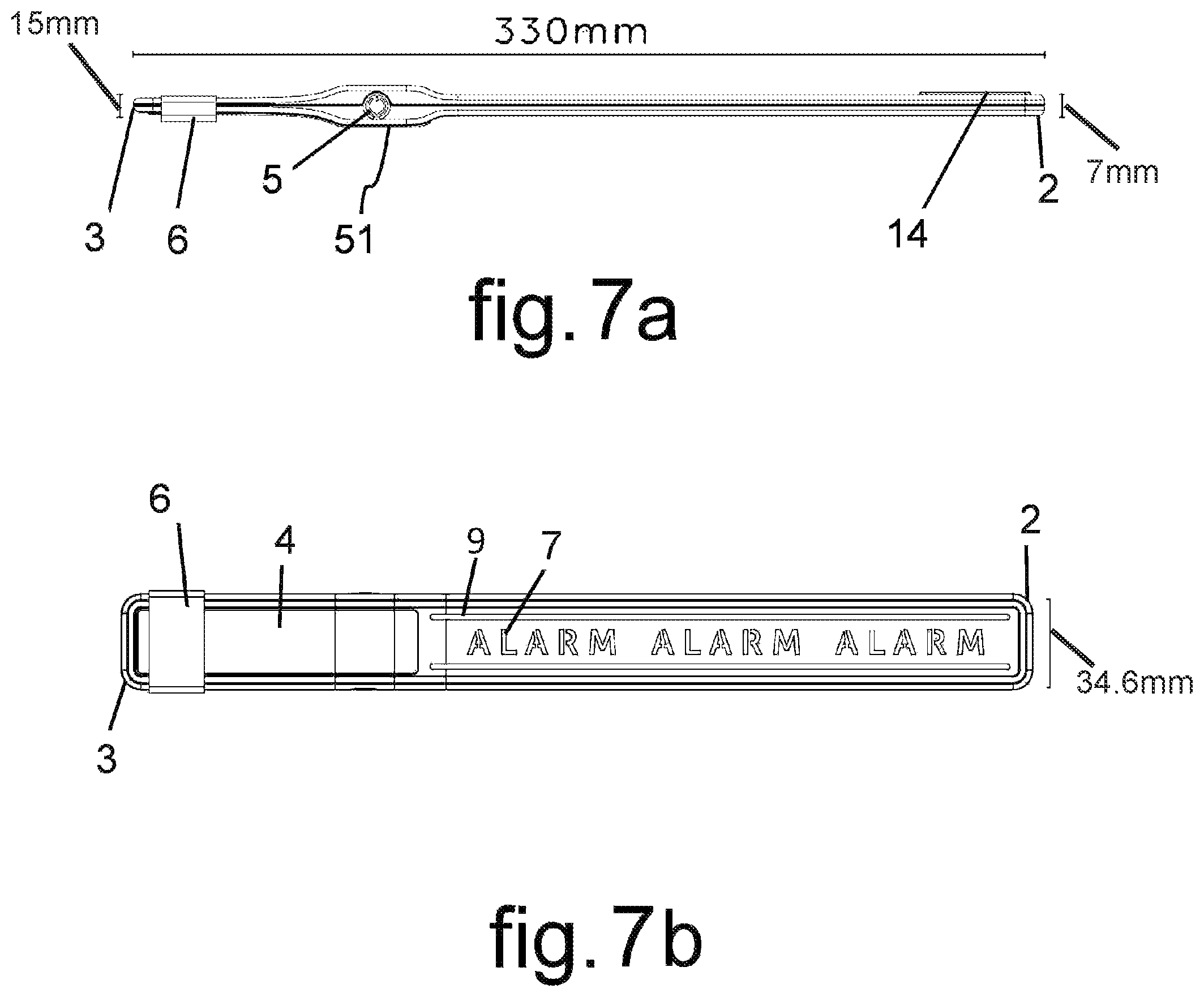 Patent US12488668 Figure 7 – Wearable safety device