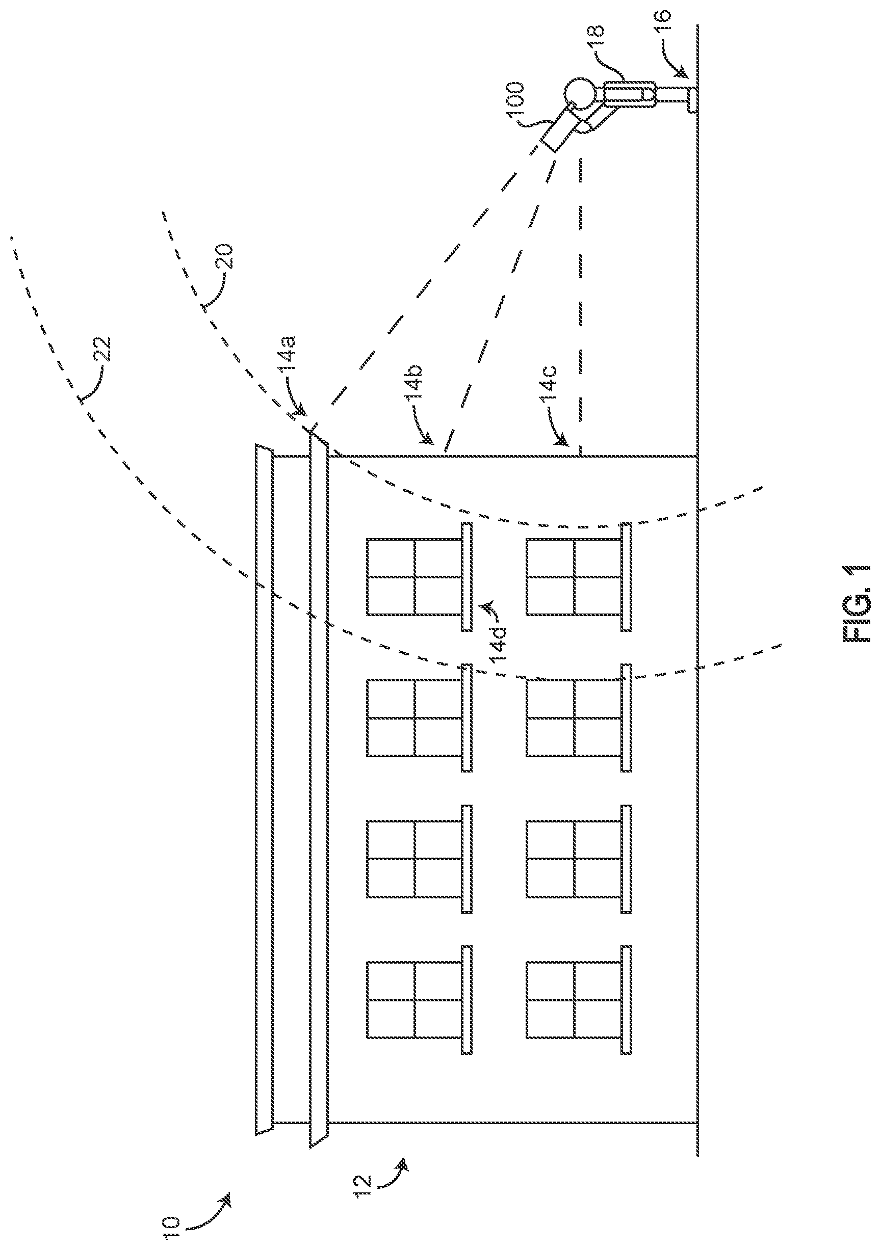 Patent US12488669 Figure 1 – Systems and methods for machine placement