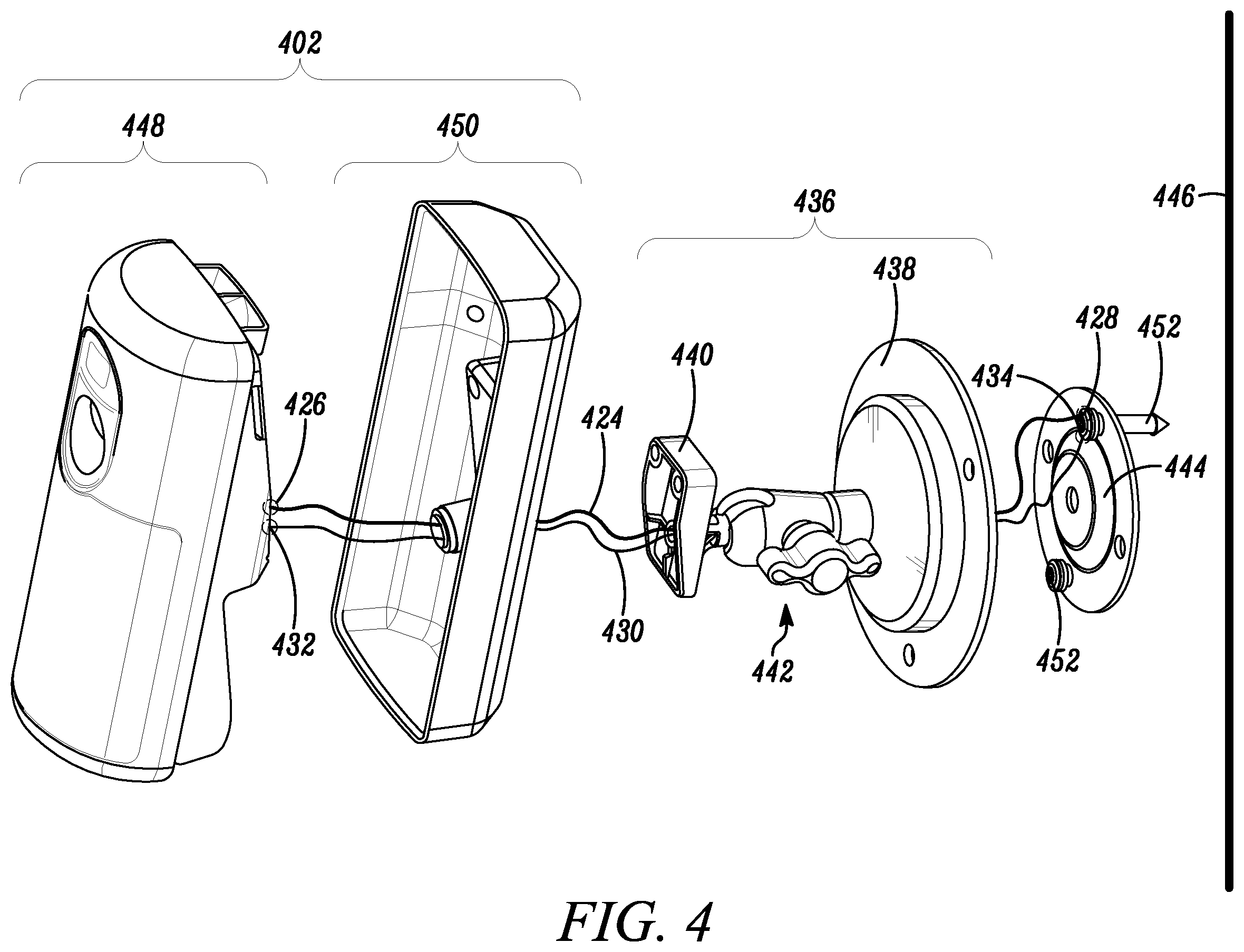 Patent US12488677 Figure 4 – Bracket tamper detection