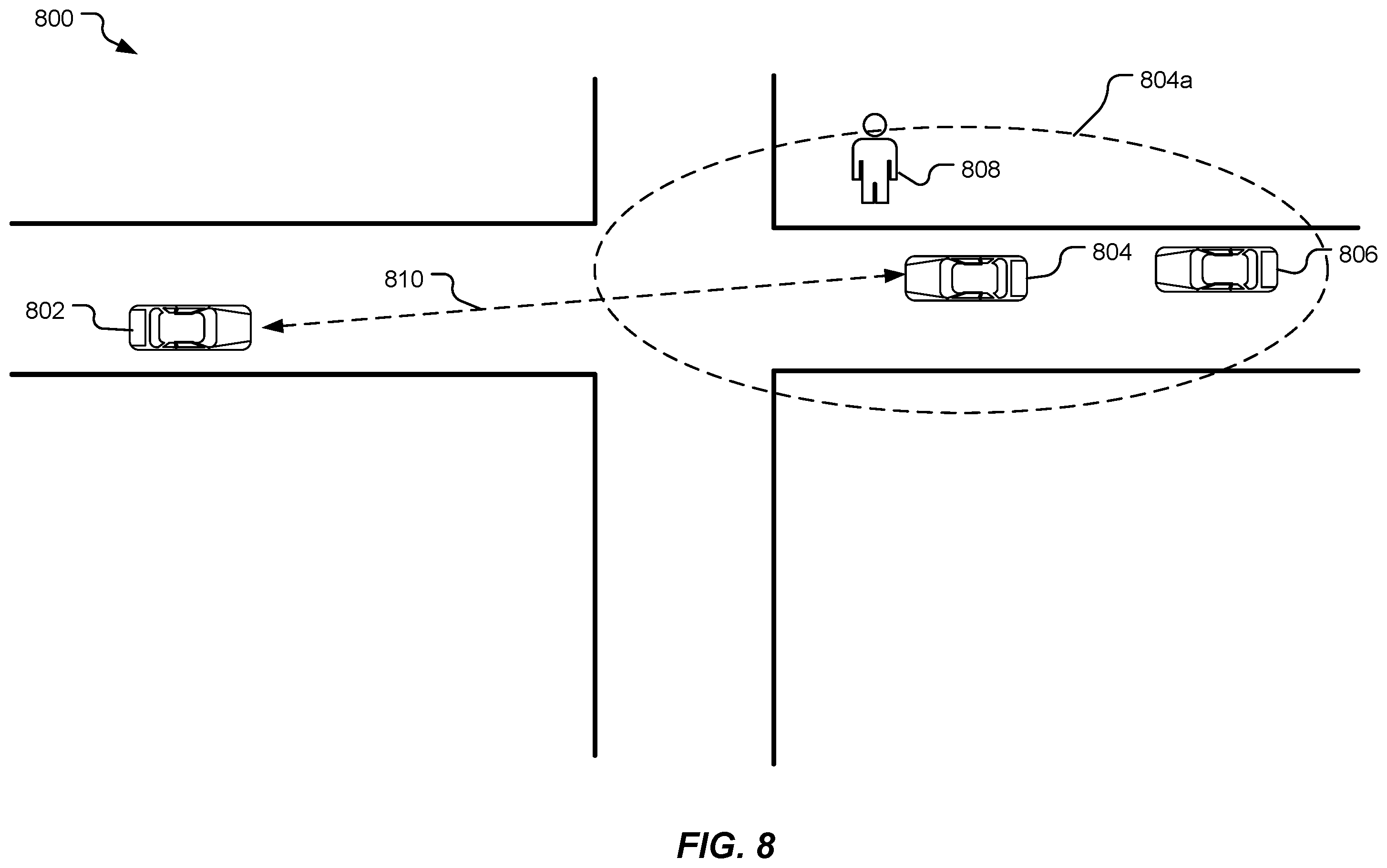 Patent US12488687 Figure 8 – Filtering V2X sensor data messages