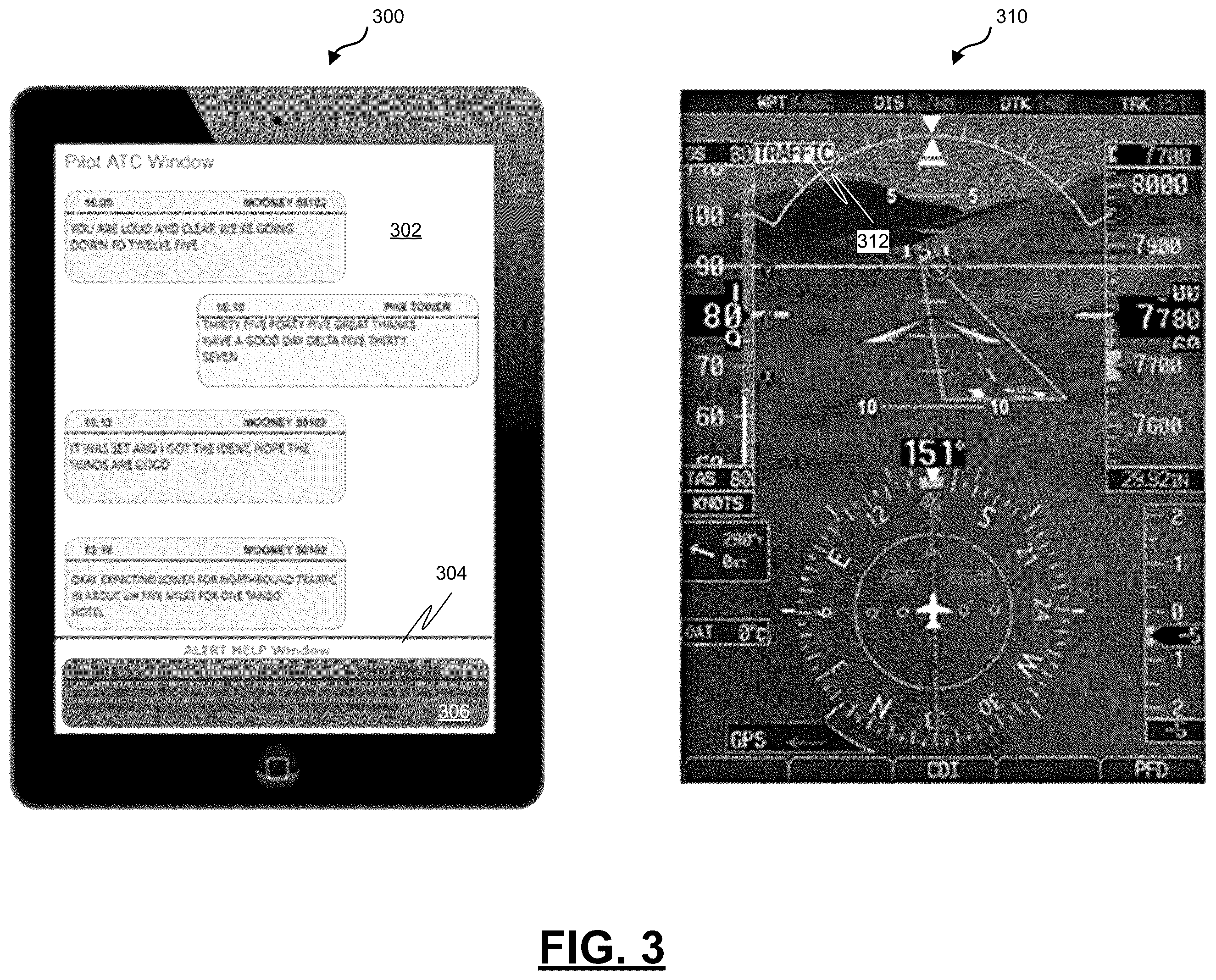 Patent US12488692 Figure 3 – Systems and methods for identifying context for cockpit alerts