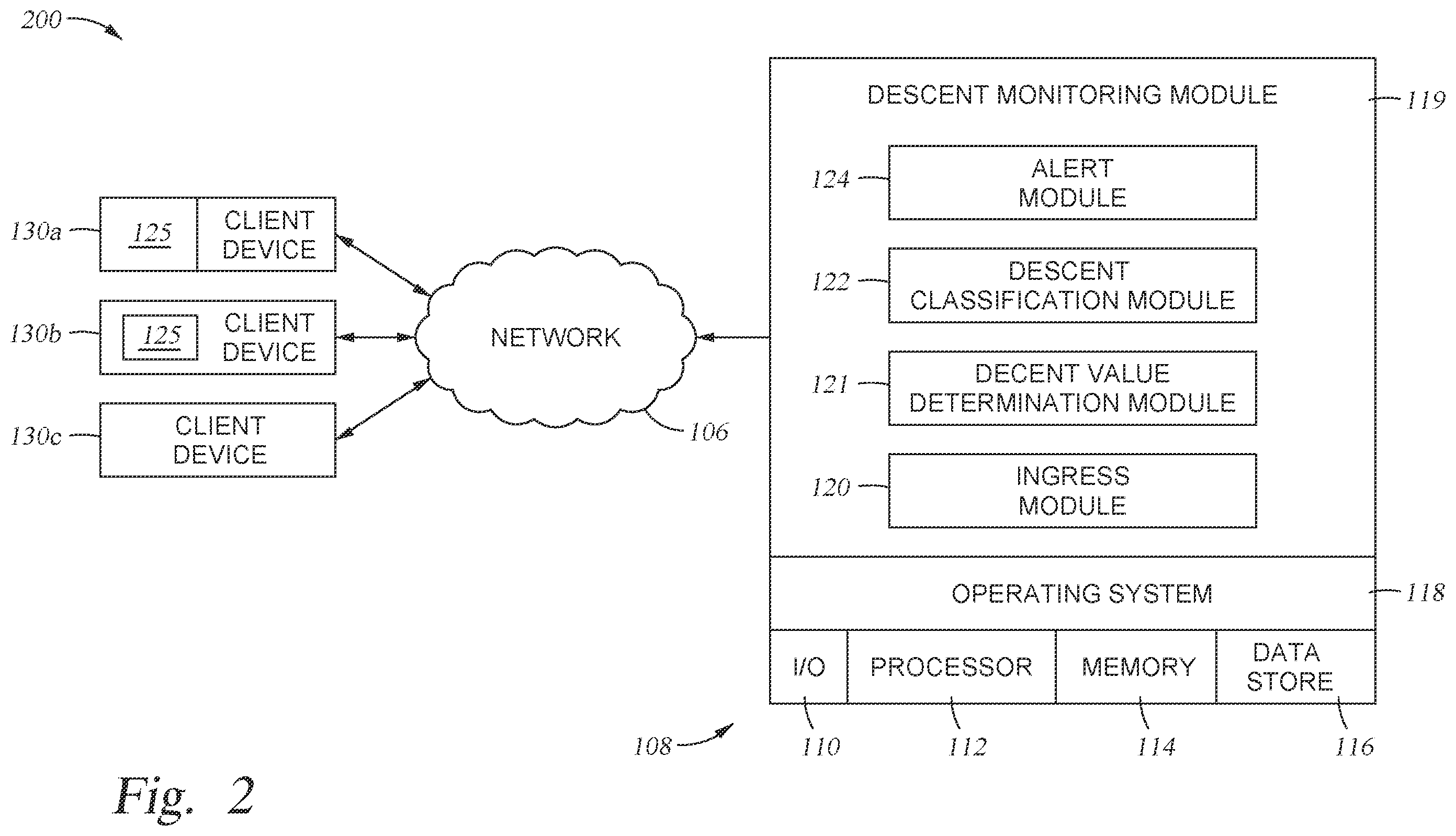 Patent US12488697 Figure 2 – Methods and apparatus for monitoring aircraft descent rates