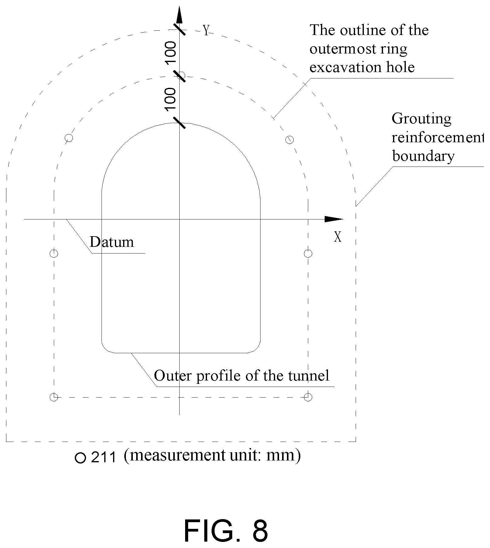 Patent US12488706 Figure 7 – Model test device and method for curtain grouting and excavation of tunnels in high-temperature, water-rich and weak strata