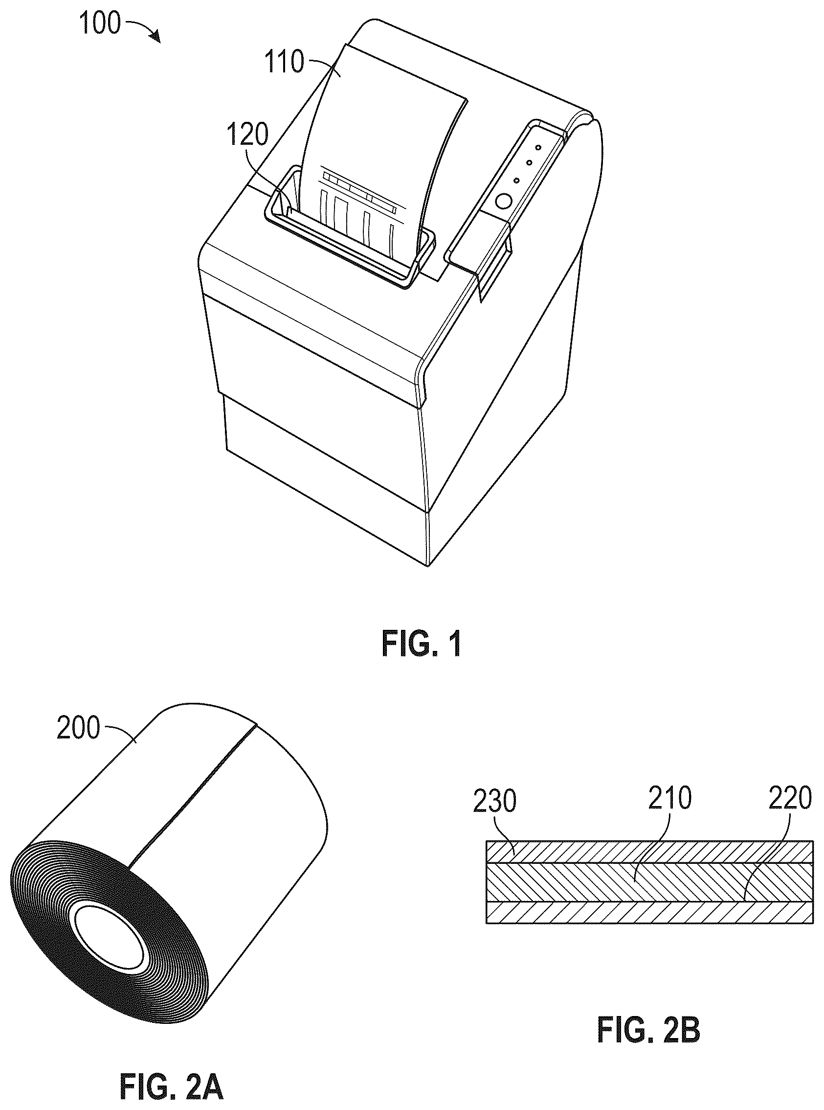 Patent US12488708 Figure 1 – Linerless label product, manufacturing a linerless label product and use of a linerless label product for delivery of orders
