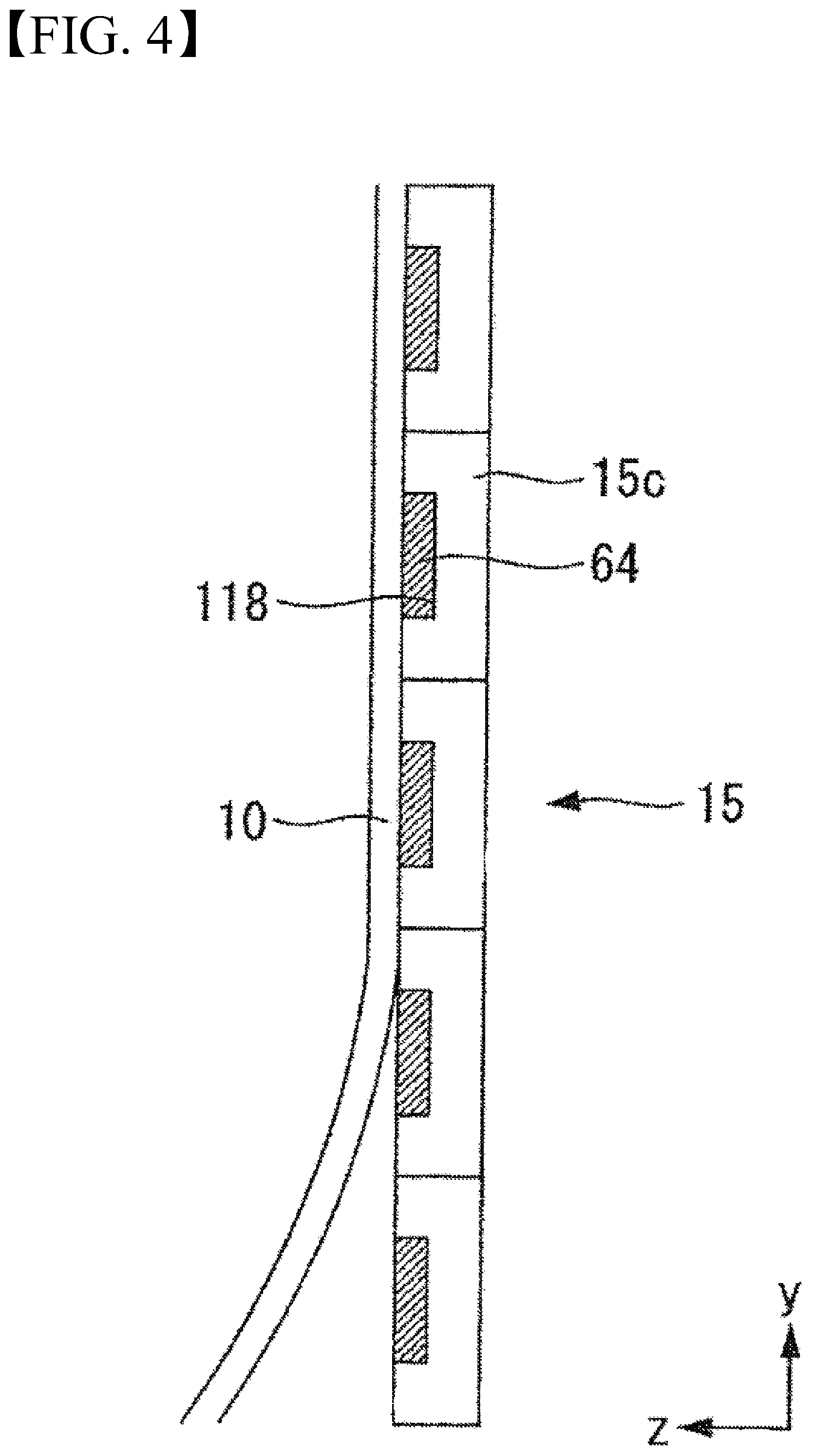 Patent US12488709 Figure 4 – Display device with flexible display panel