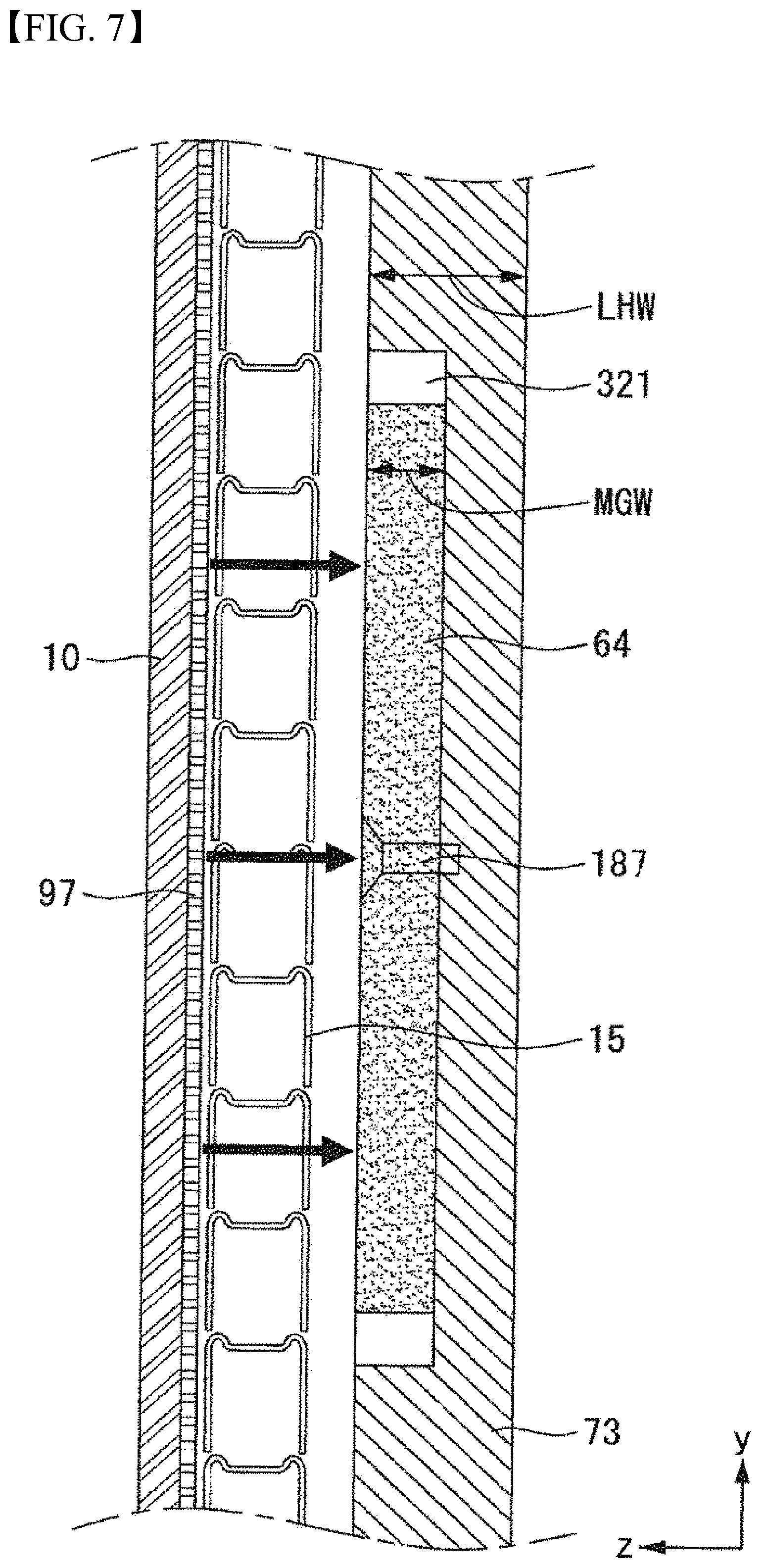 Patent US12488709 Figure 7 – Display device with flexible display panel