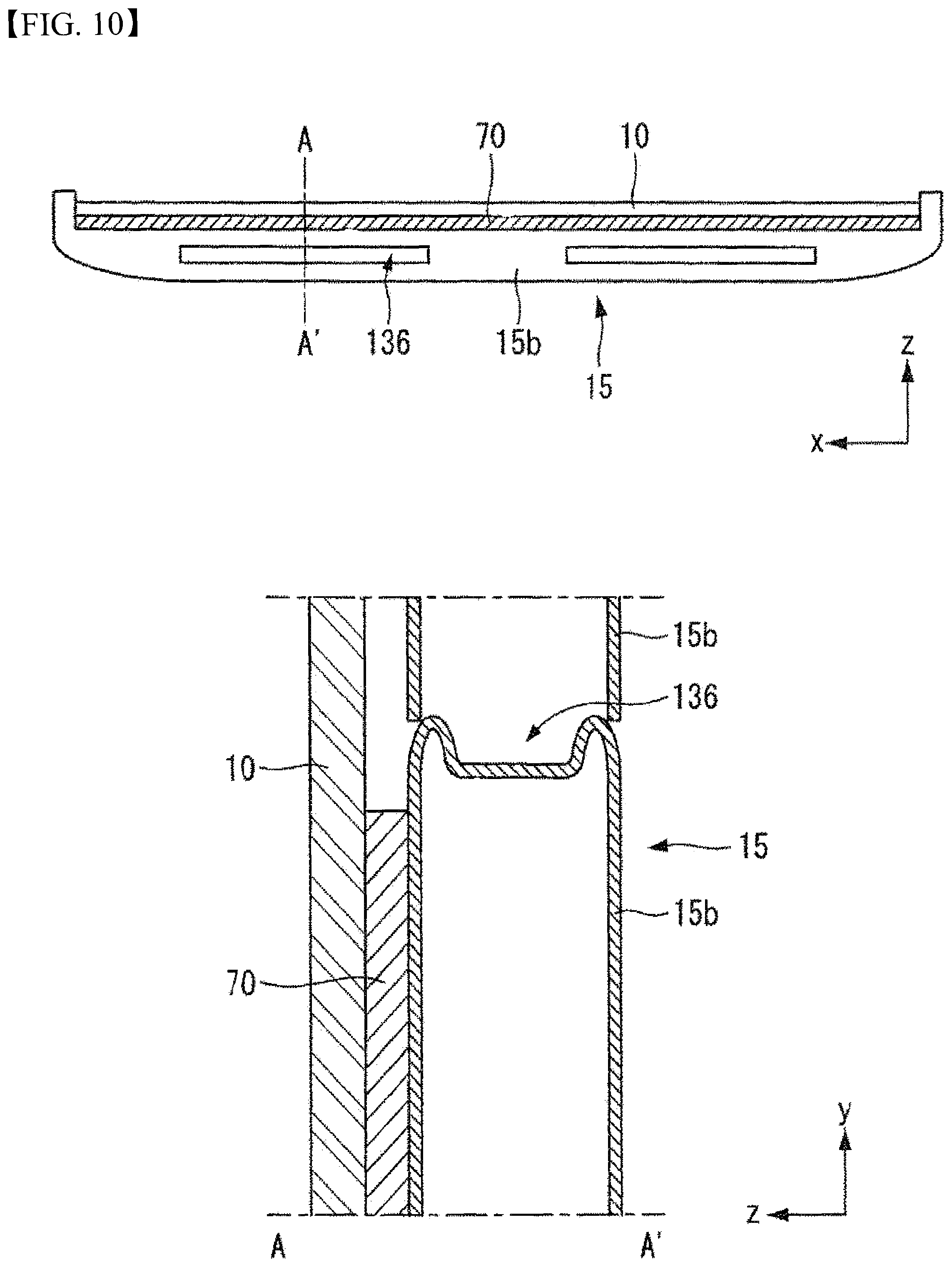 Patent US12488709 Figure 10 – Display device with flexible display panel