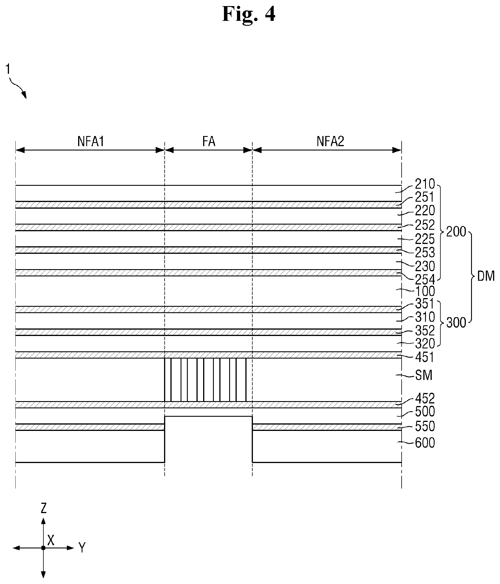 Patent US12488710 Figure 4 – Display device and manufacturing method of display device