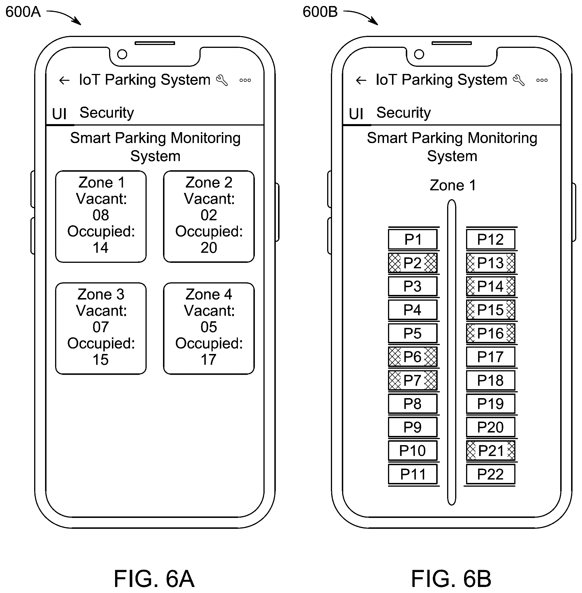 Patent US12488711 Figure 7 – Parking device