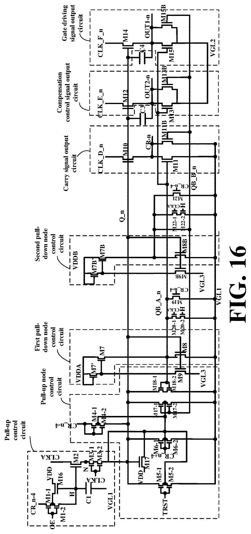 Patent US12488716 Figure 17 – Method of repairing gate-on-array circuit, gate-on-array circuit, and display apparatus