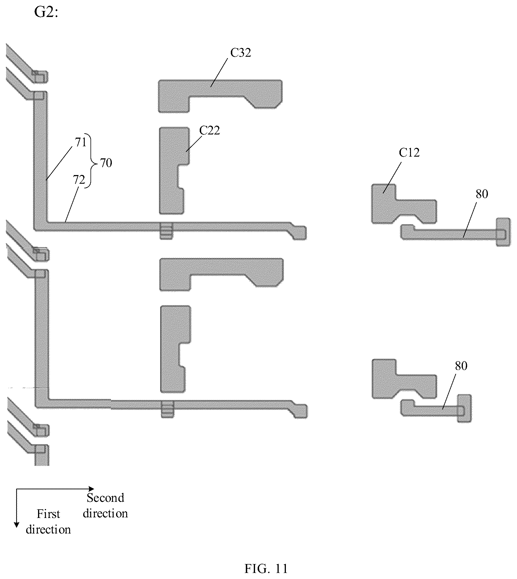 Patent US12488736 Figure 11 – Display substrate, manufacturing method thereof and display apparatus with shared shift register units