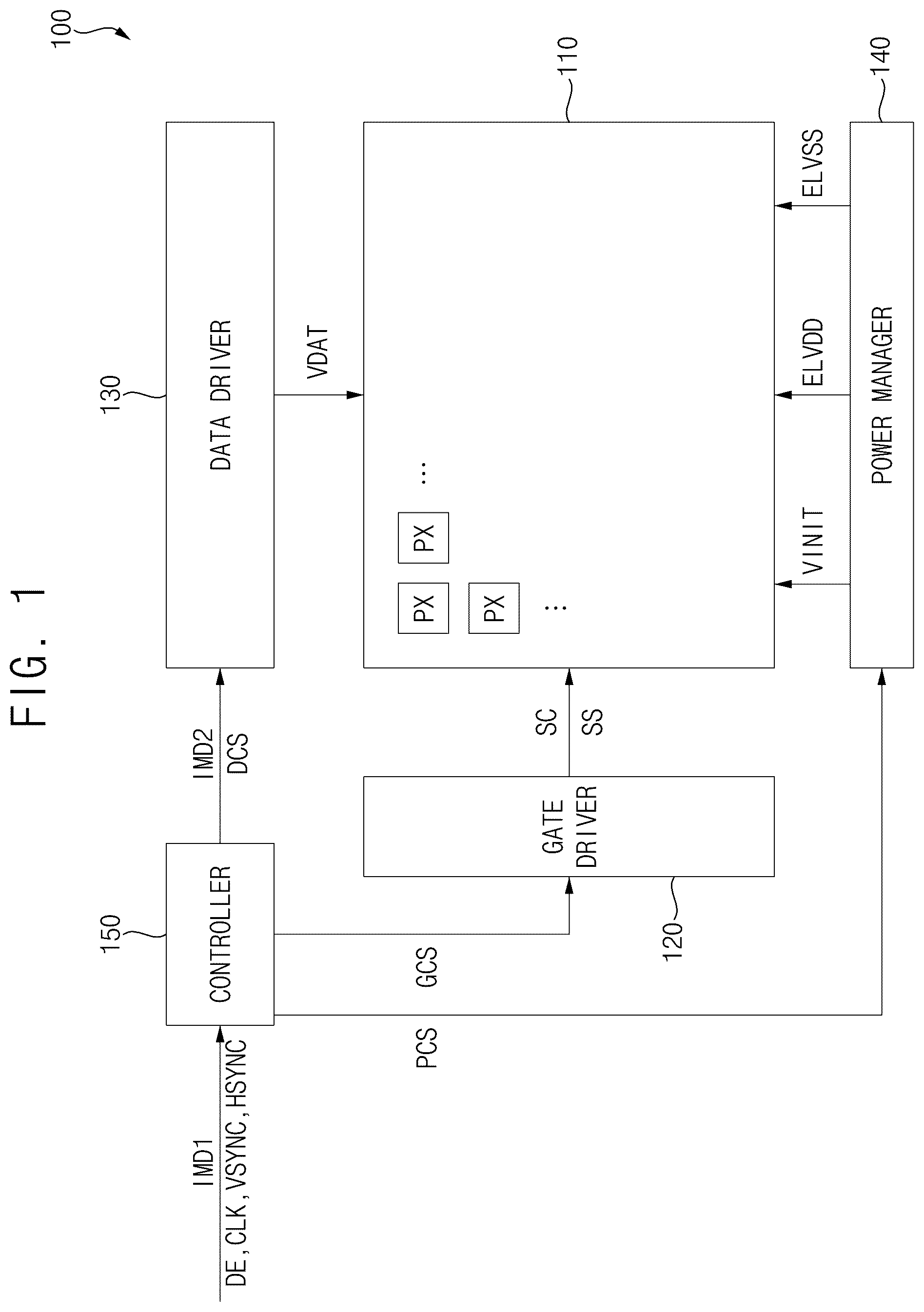 Patent US12488737 Figure 1 – Display device and method of driving the same