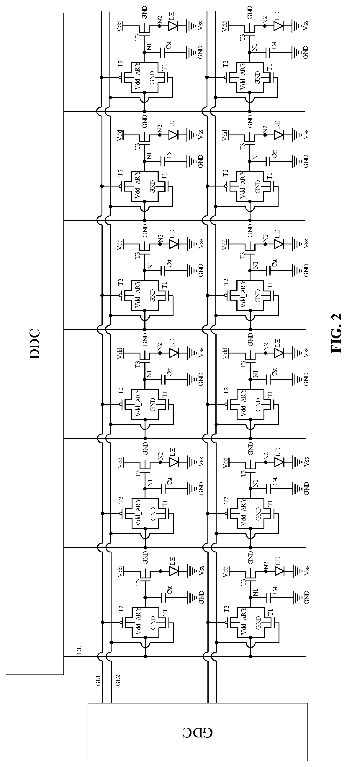 Patent US12488746 Figure 2 – Array substrate and display apparatus