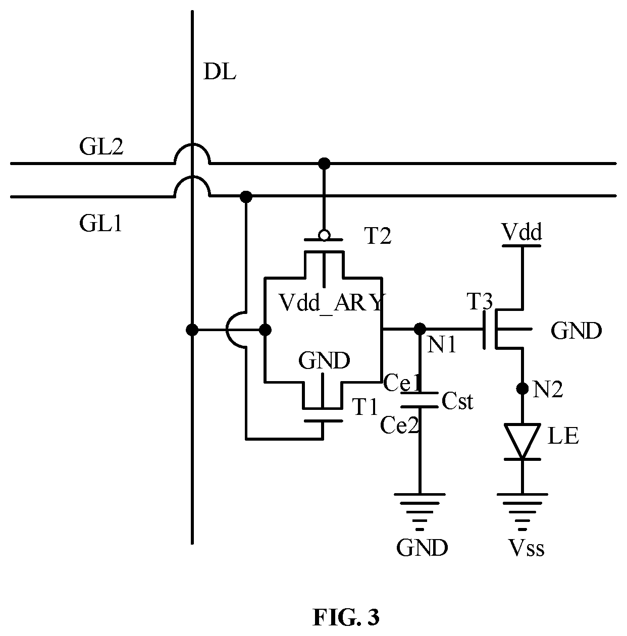 Patent US12488746 Figure 3 – Array substrate and display apparatus