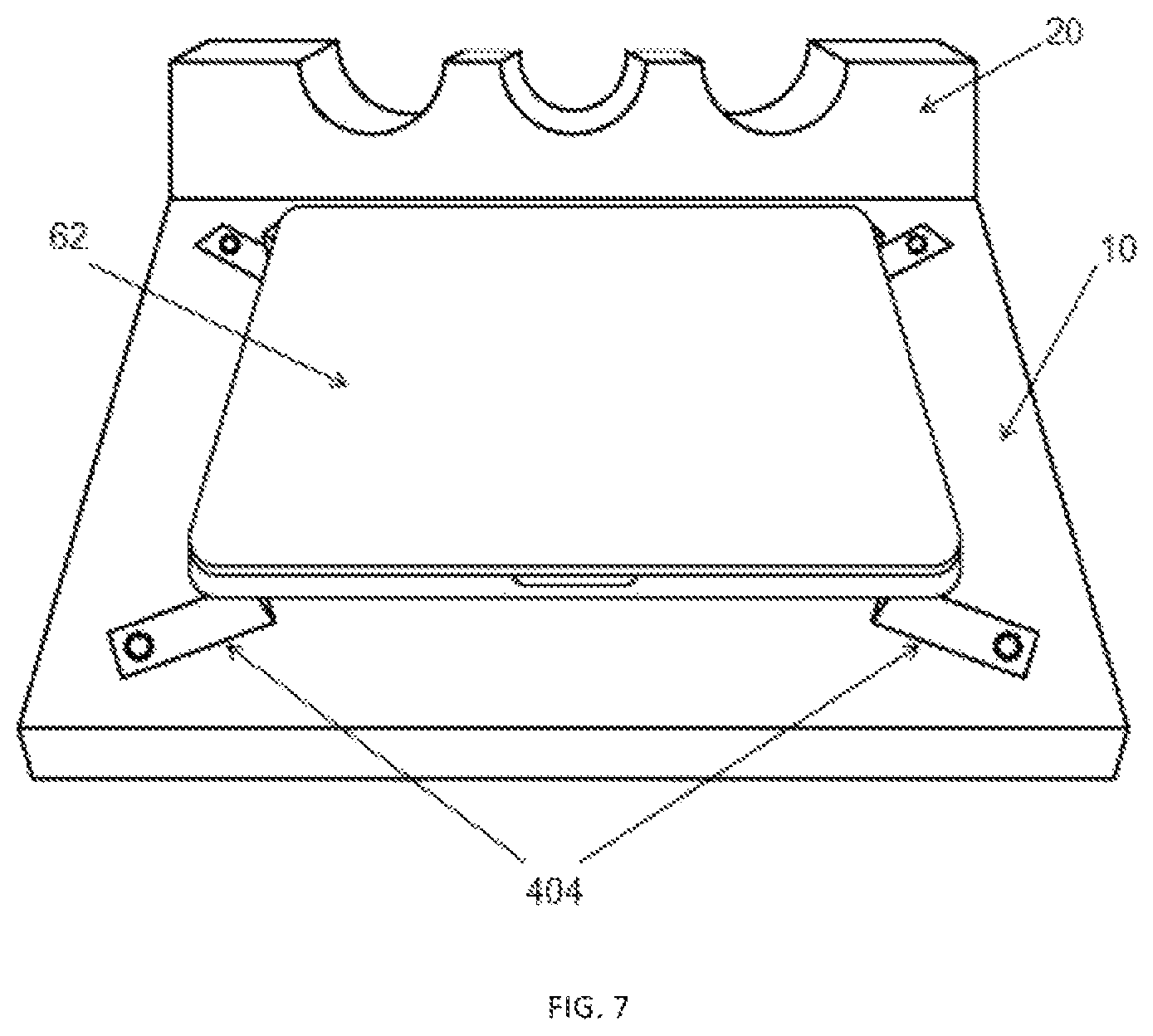 Patent US12488771 Figure 7 – Multi-purpose percussion accessory stand