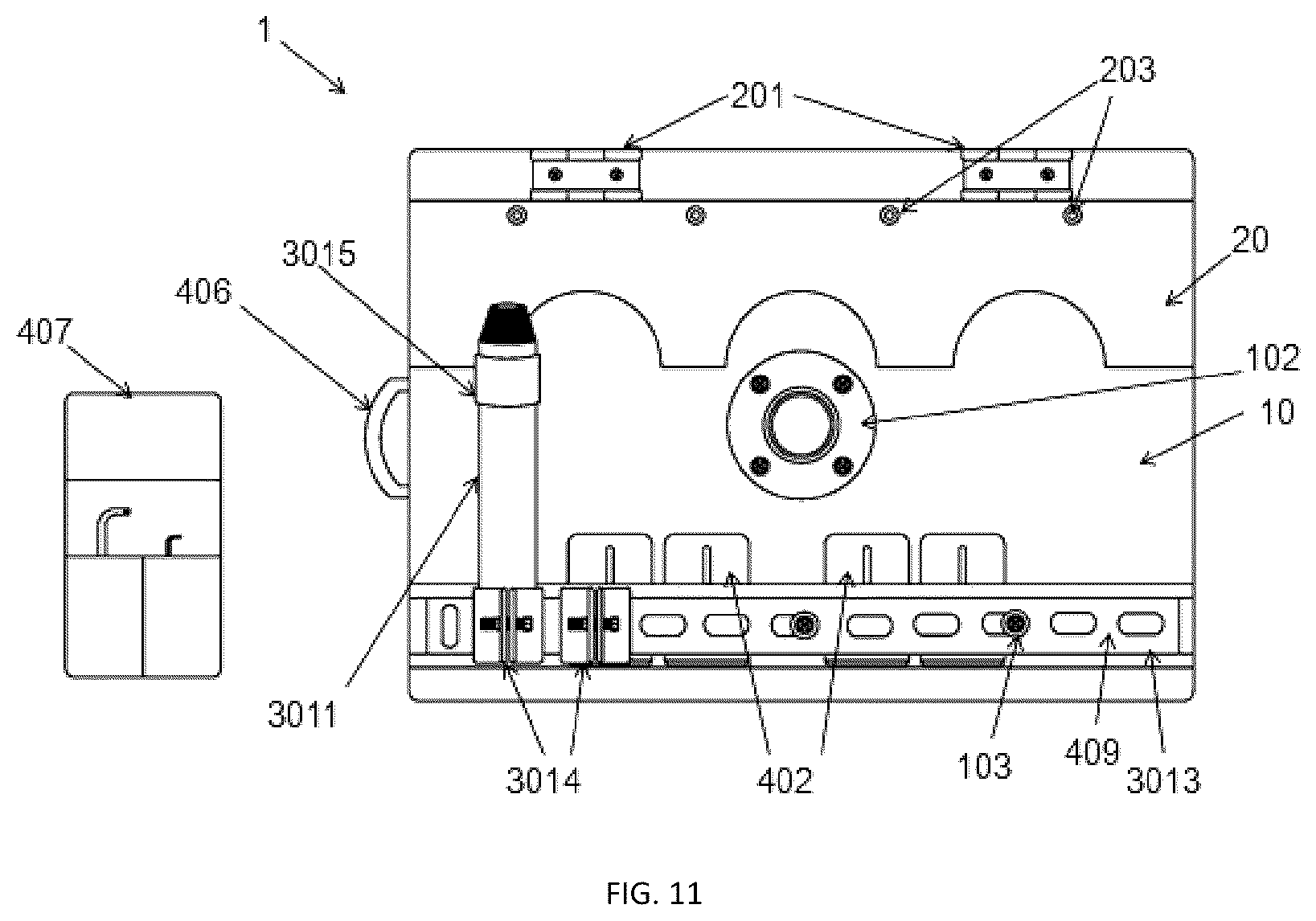 Patent US12488771 Figure 11 – Multi-purpose percussion accessory stand