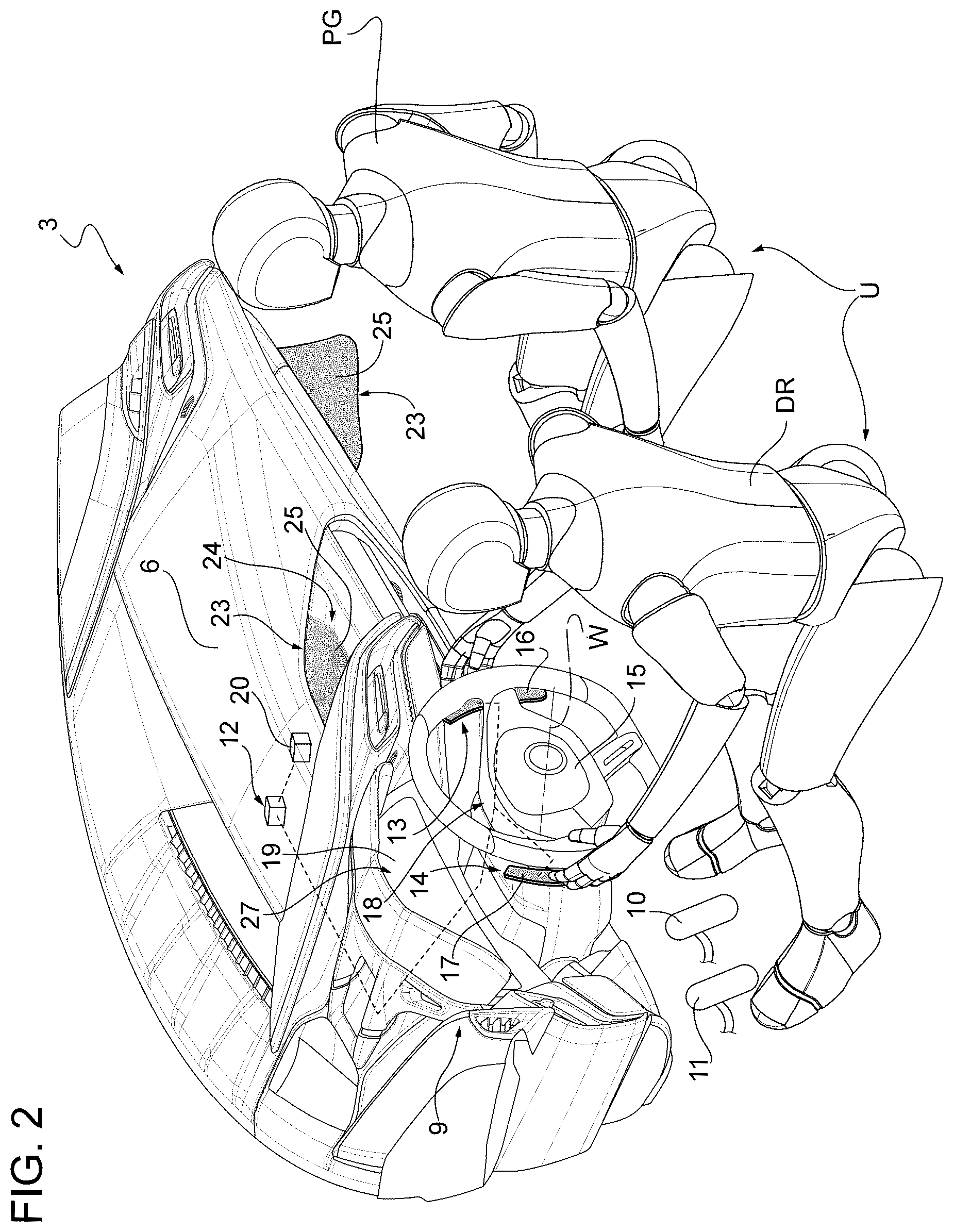 Patent US12488777 Figure 2 – Control method for an electric road vehicle to reproduce a sound associable with a gear shift and related road vehicle