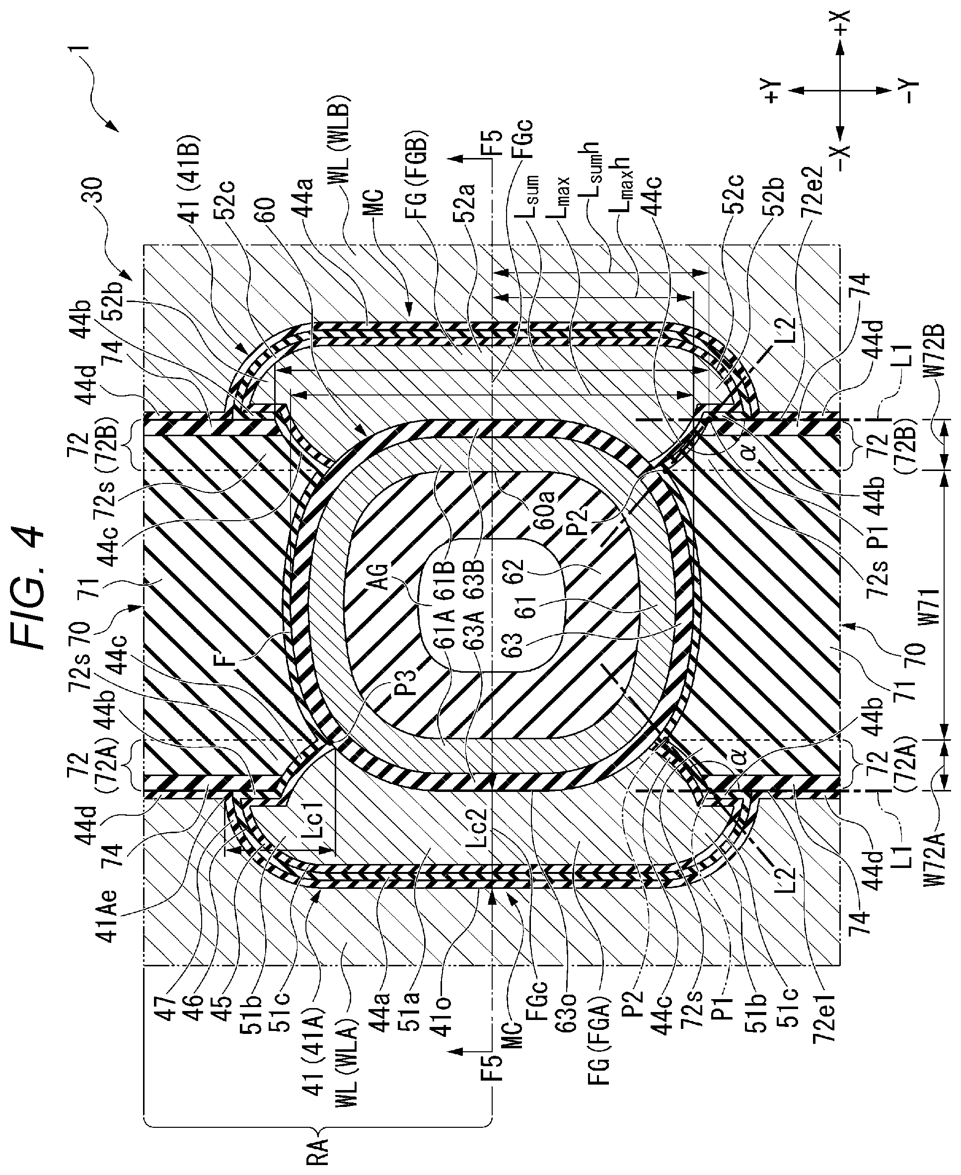 Patent US12488812 Figure 4 – Semiconductor memory device and method for manufacturing semiconductor memory device