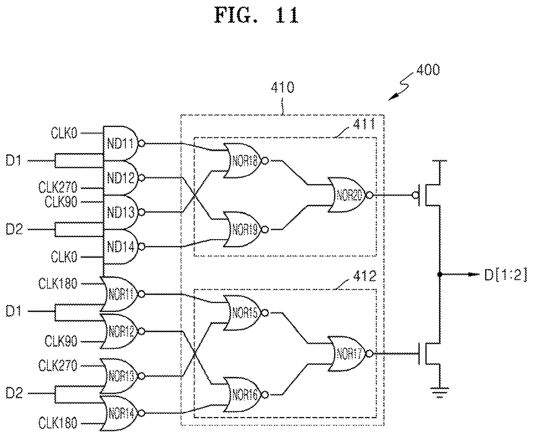 Patent US12488816 Figure 12 – Transmitter, memory device and semiconductor device including the transmitter