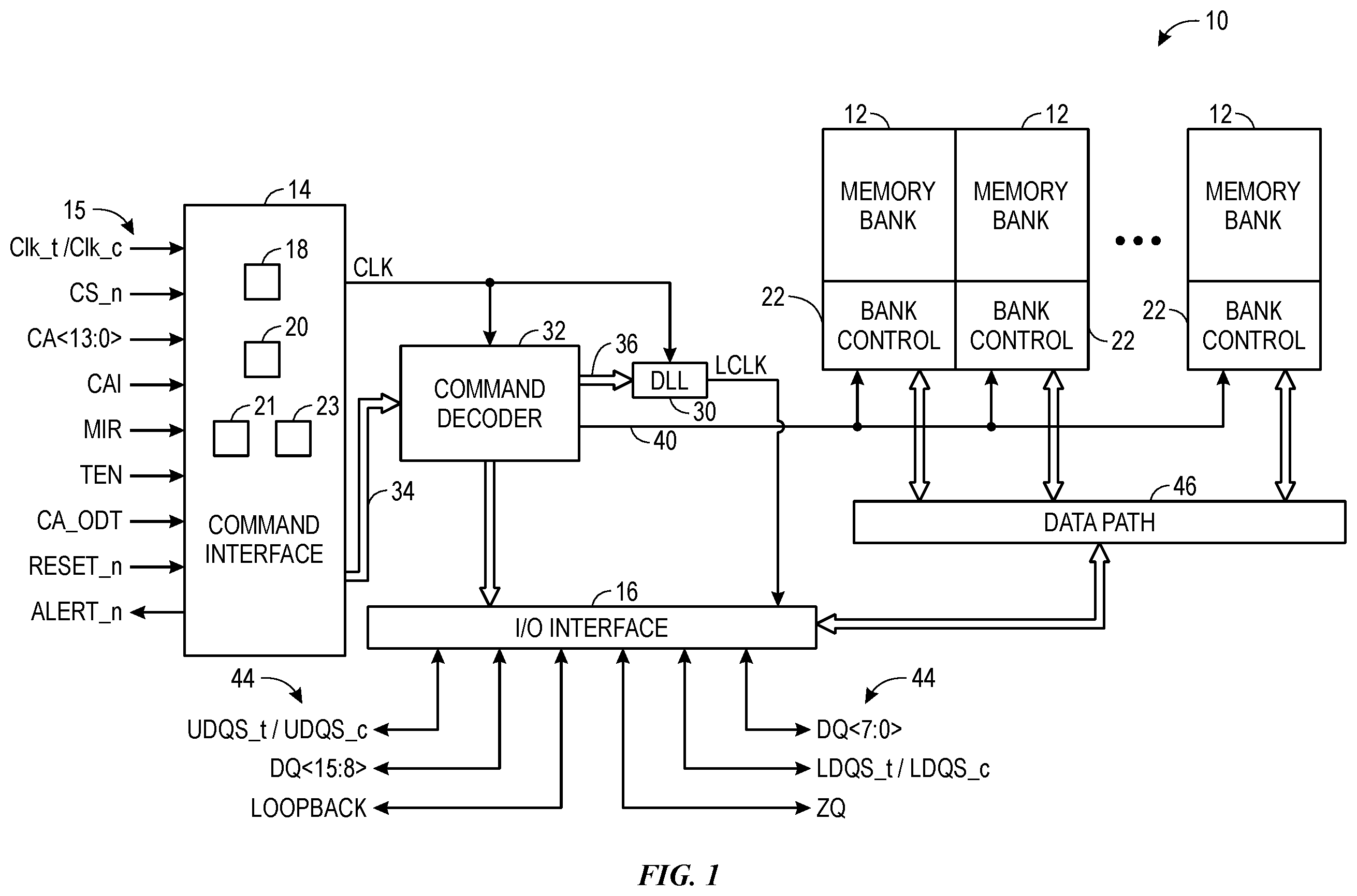 Patent US12488818 Figure 1 – Circuit for aligning command input data and semiconducter device including the same