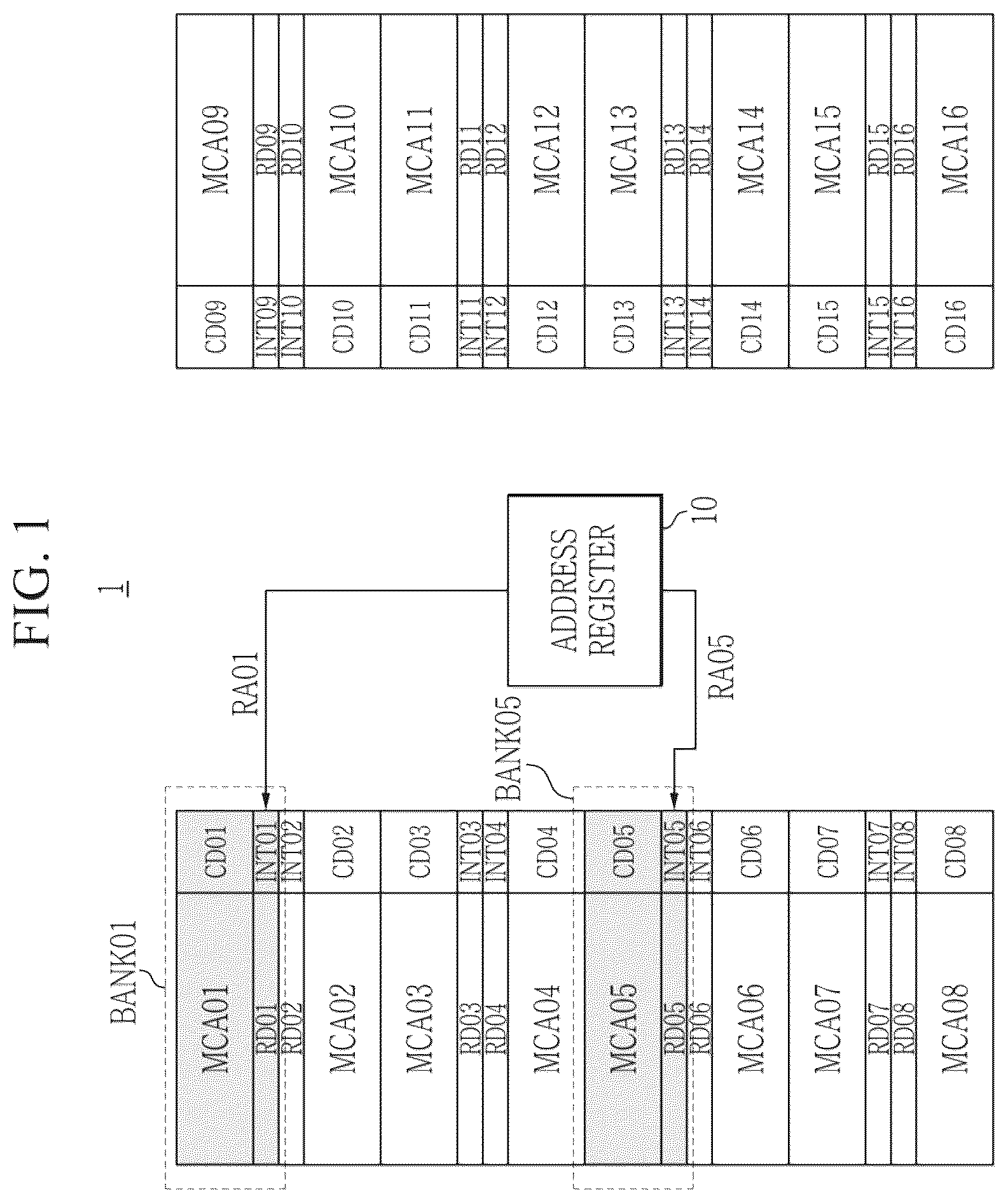 Patent US12488823 Figure 1 – Memory device and operation method thereof