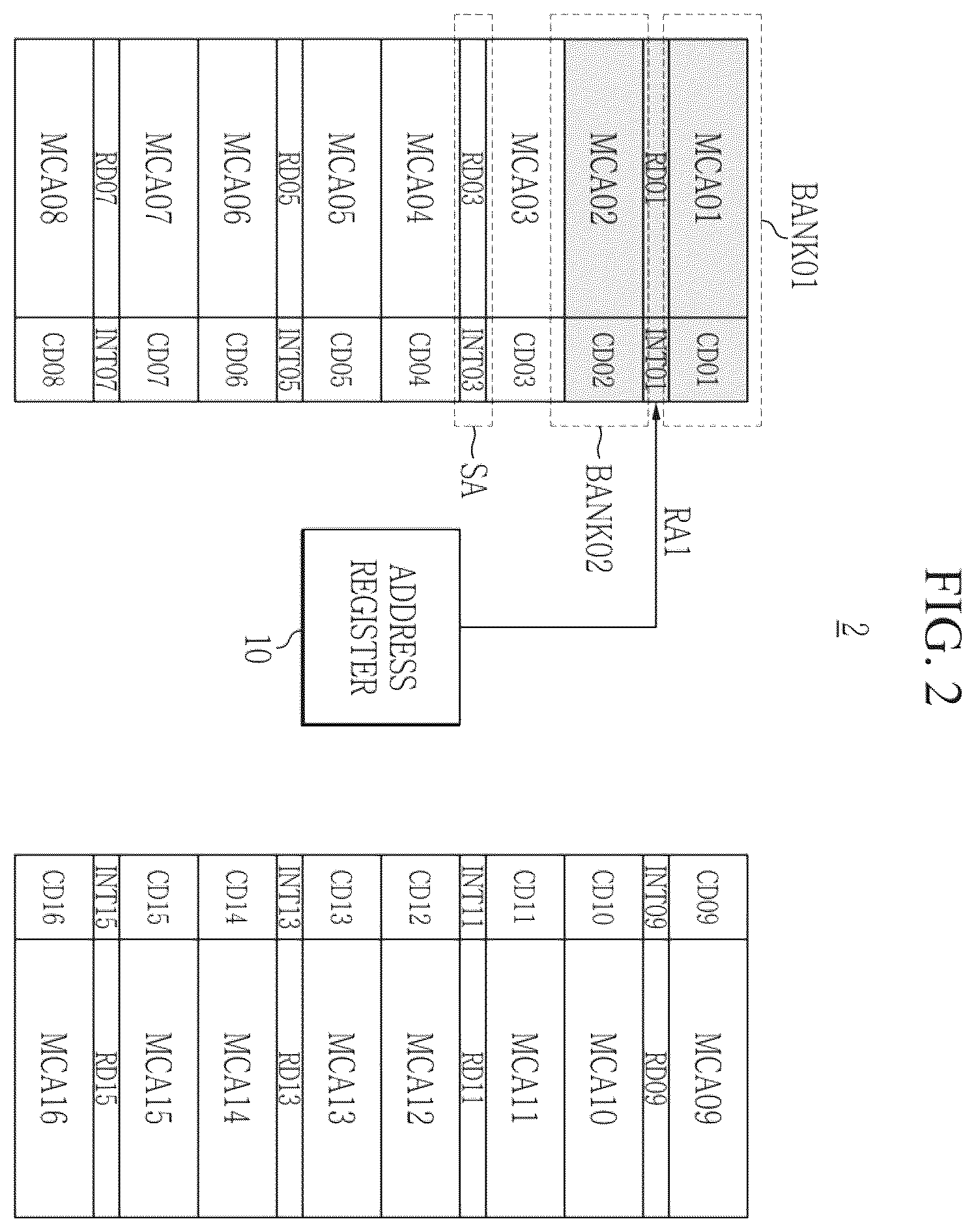 Patent US12488823 Figure 2 – Memory device and operation method thereof