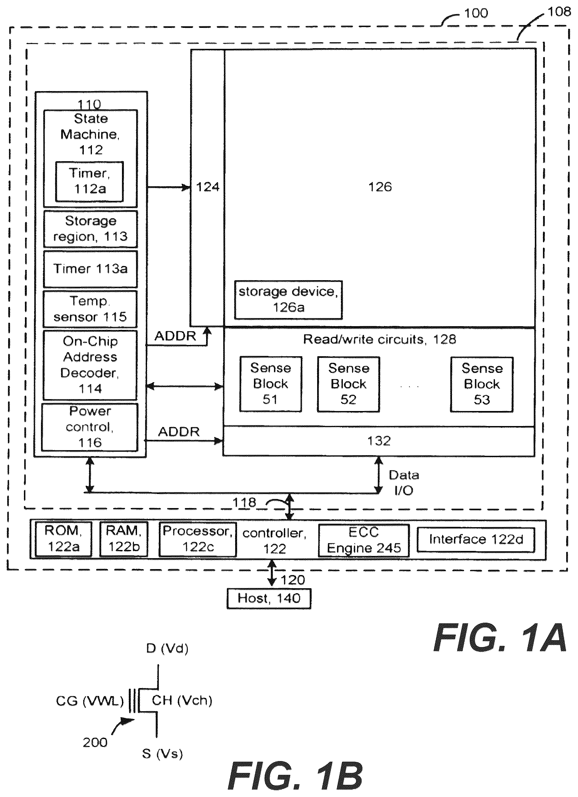Patent US12488833 Figure 1 – Variable read method for read time performance improvement of non-volatile memory