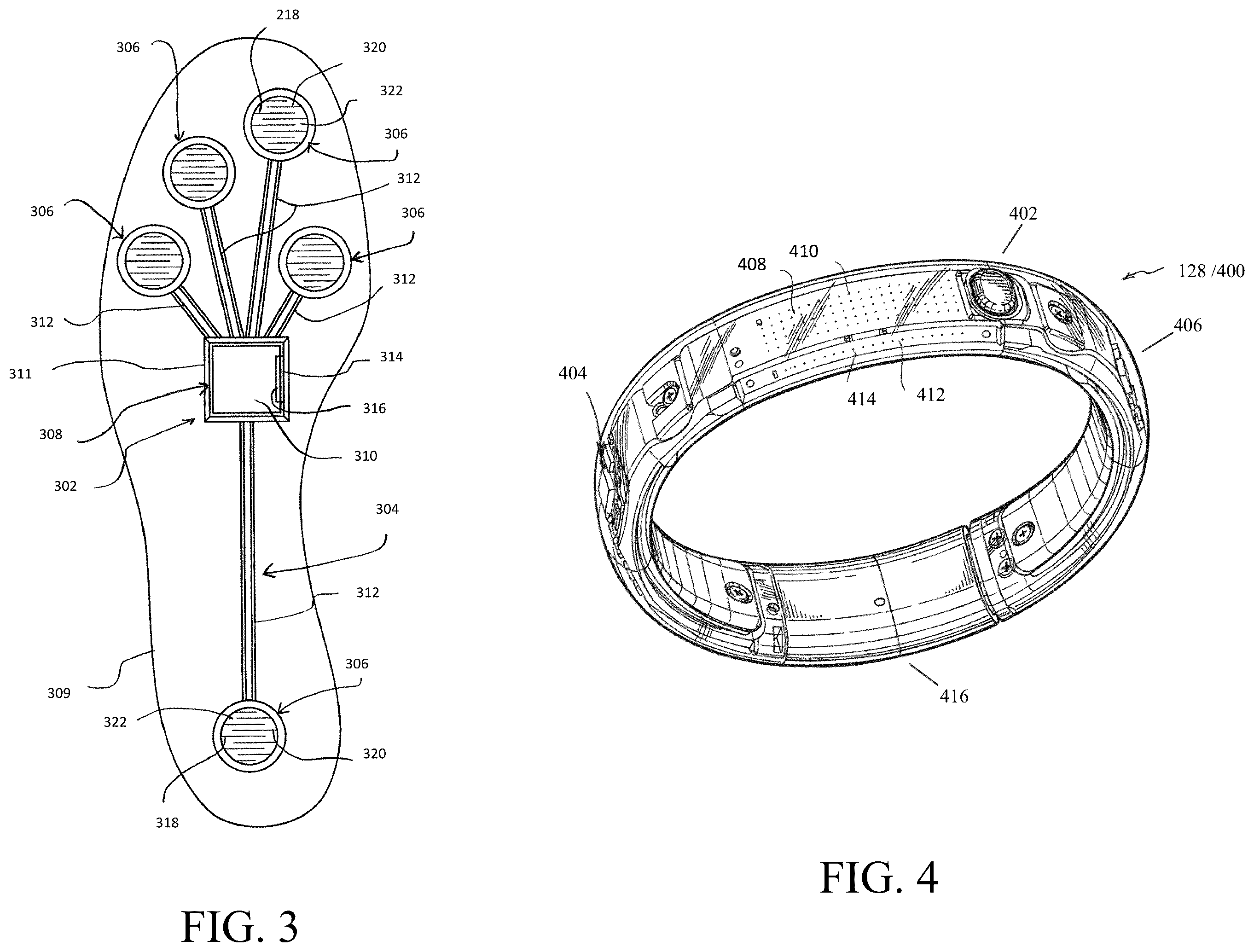 Patent US12488862 Figure 3 – Activity monitoring device with assessment of exercise intensity