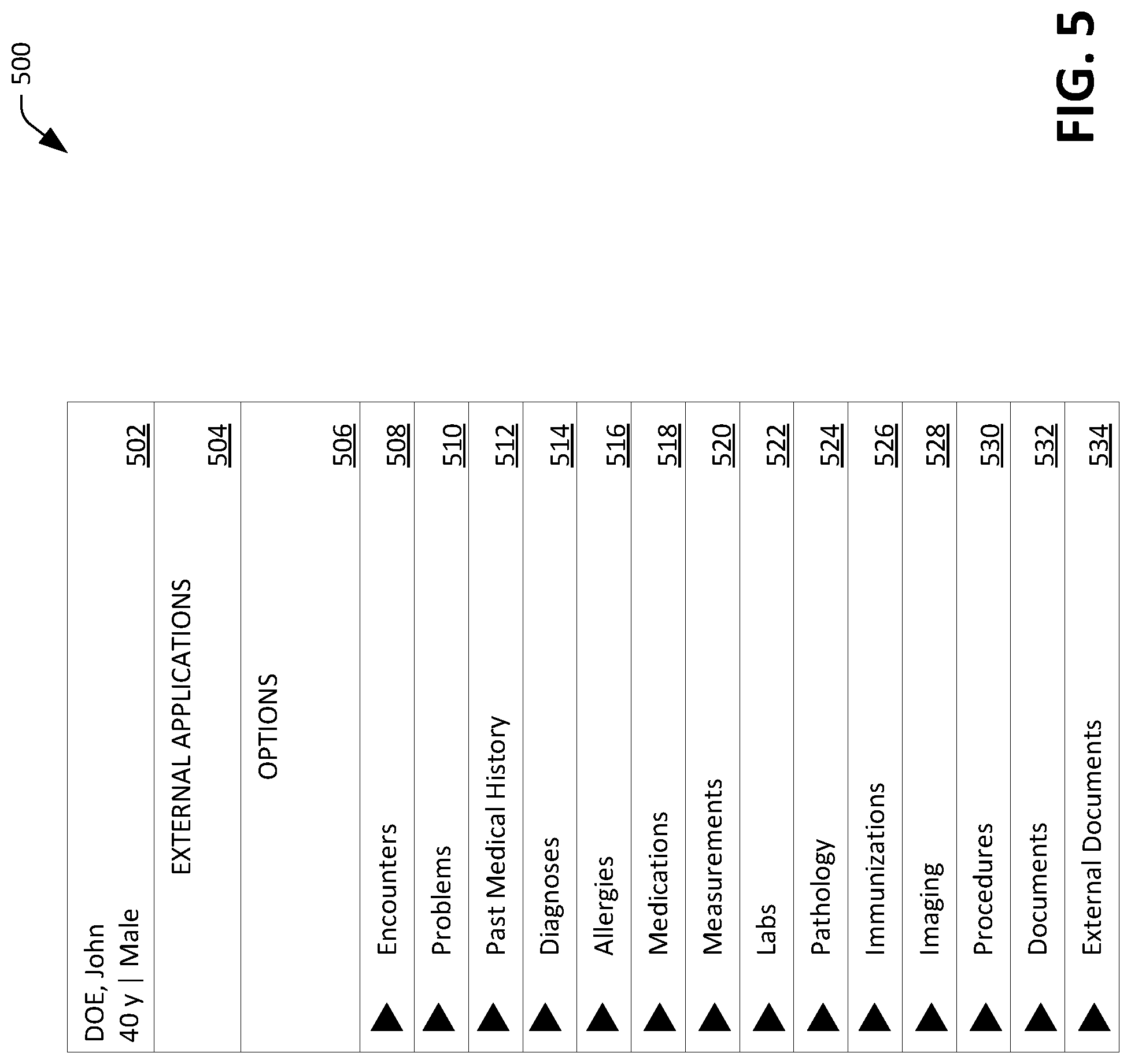 Patent US12488863 Figure 5 – Electronic health records agent application for highlighting contextually relevant information