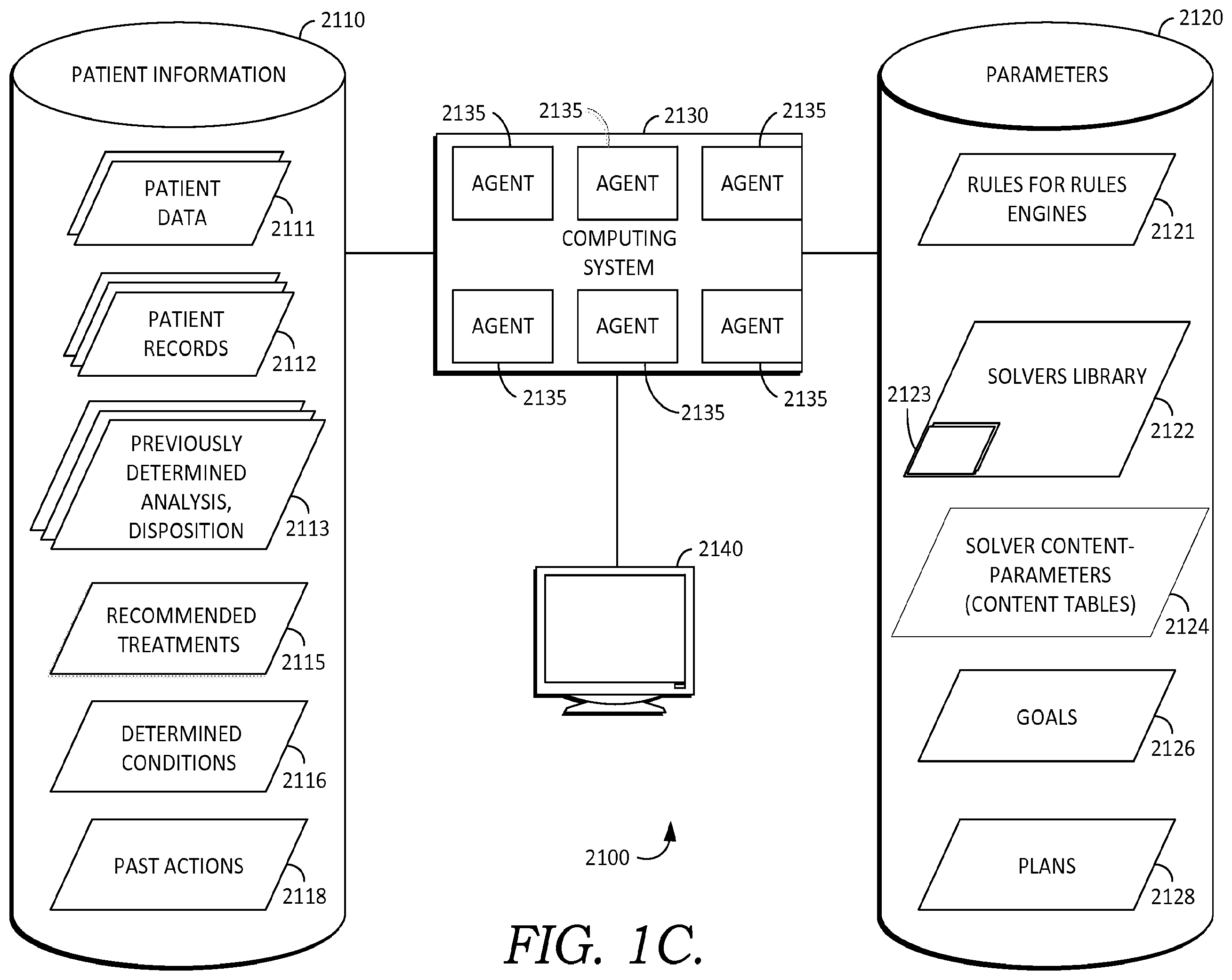 Patent US12488892 Figure 3 – User interface for clinical decision support