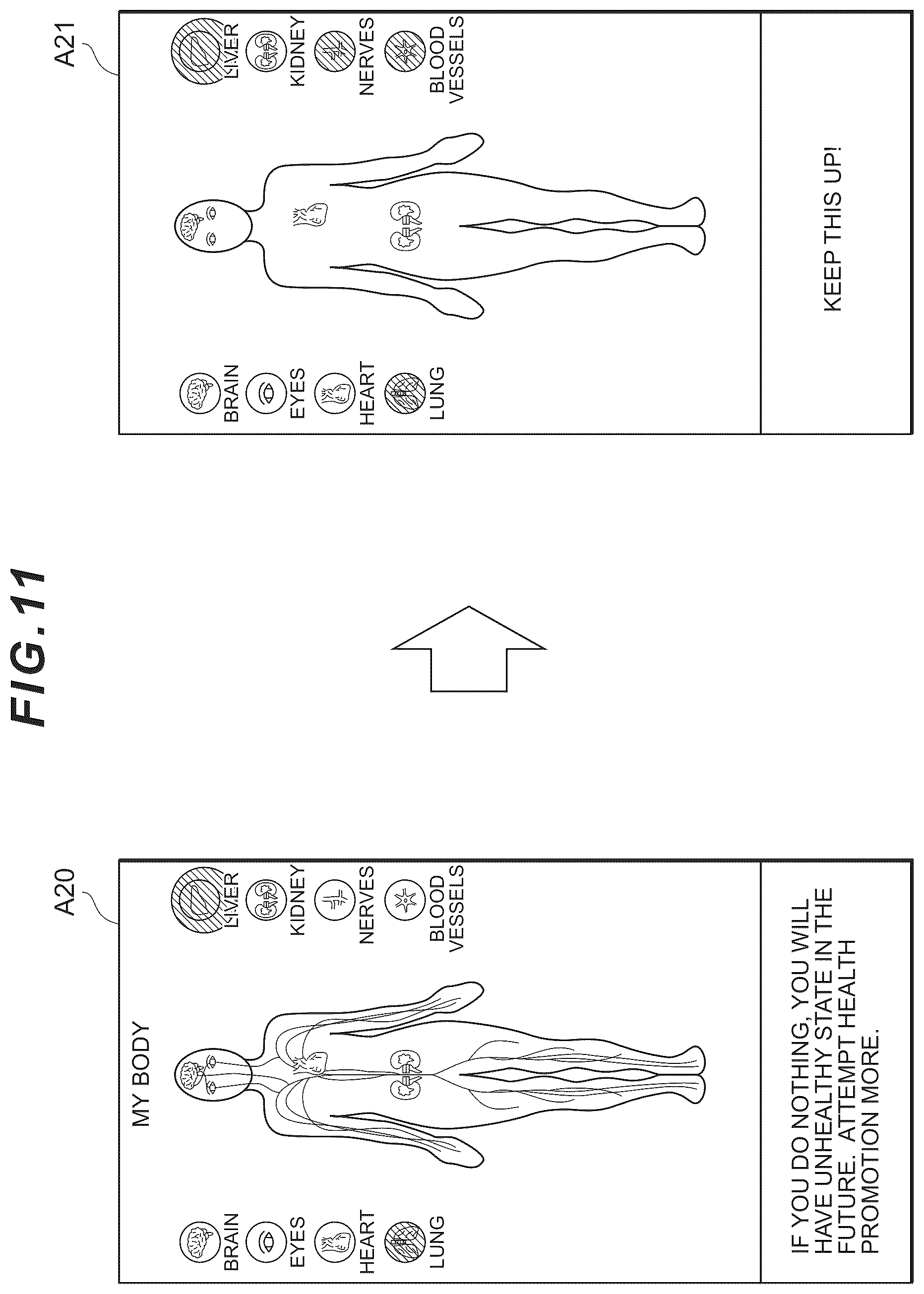 Patent US12488902 Figure 11 – Health support apparatus, health support method, and program