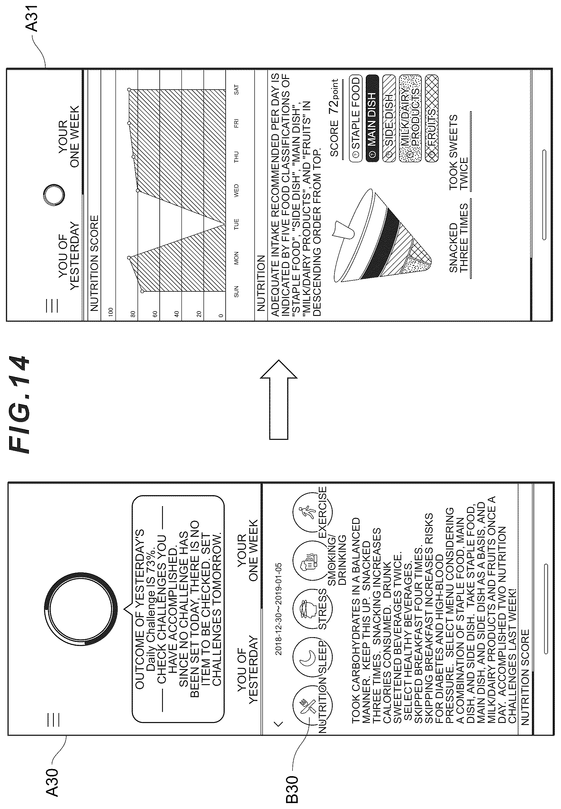 Patent US12488902 Figure 14 – Health support apparatus, health support method, and program