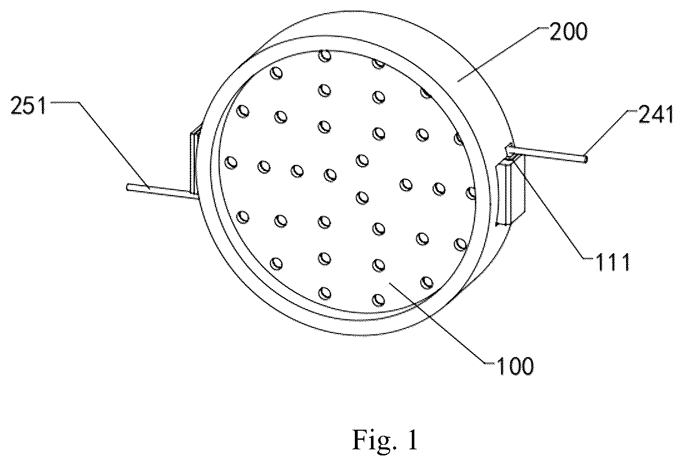 Patent US12488911 Figure 1 – Connection structure of thin film electrode and housing