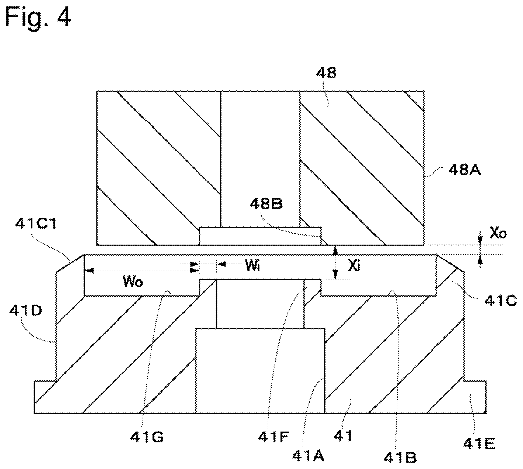 Patent US12488923 Figure 4 – Solenoid, damping force adjustment mechanism, and damping force adjustable shock absorber