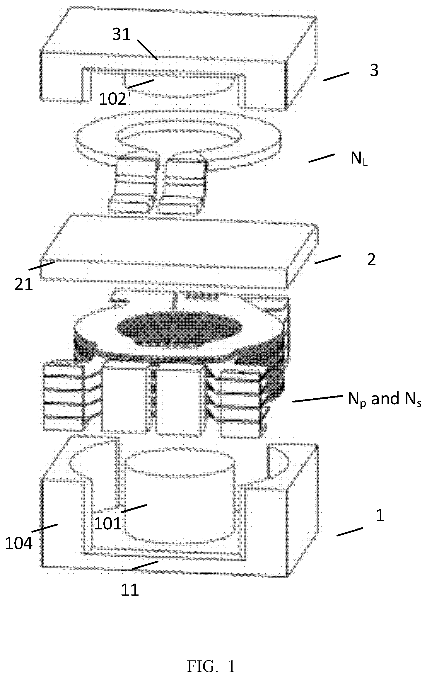 Patent US12488929 Figure 1 – Magnetic apparatus, and voltage converter including the same