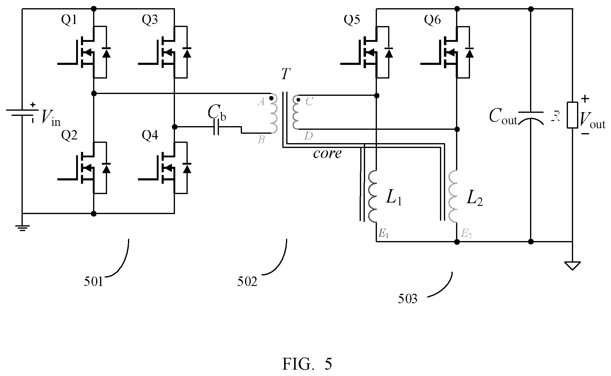 Patent US12488929 Figure 4 – Magnetic apparatus, and voltage converter including the same