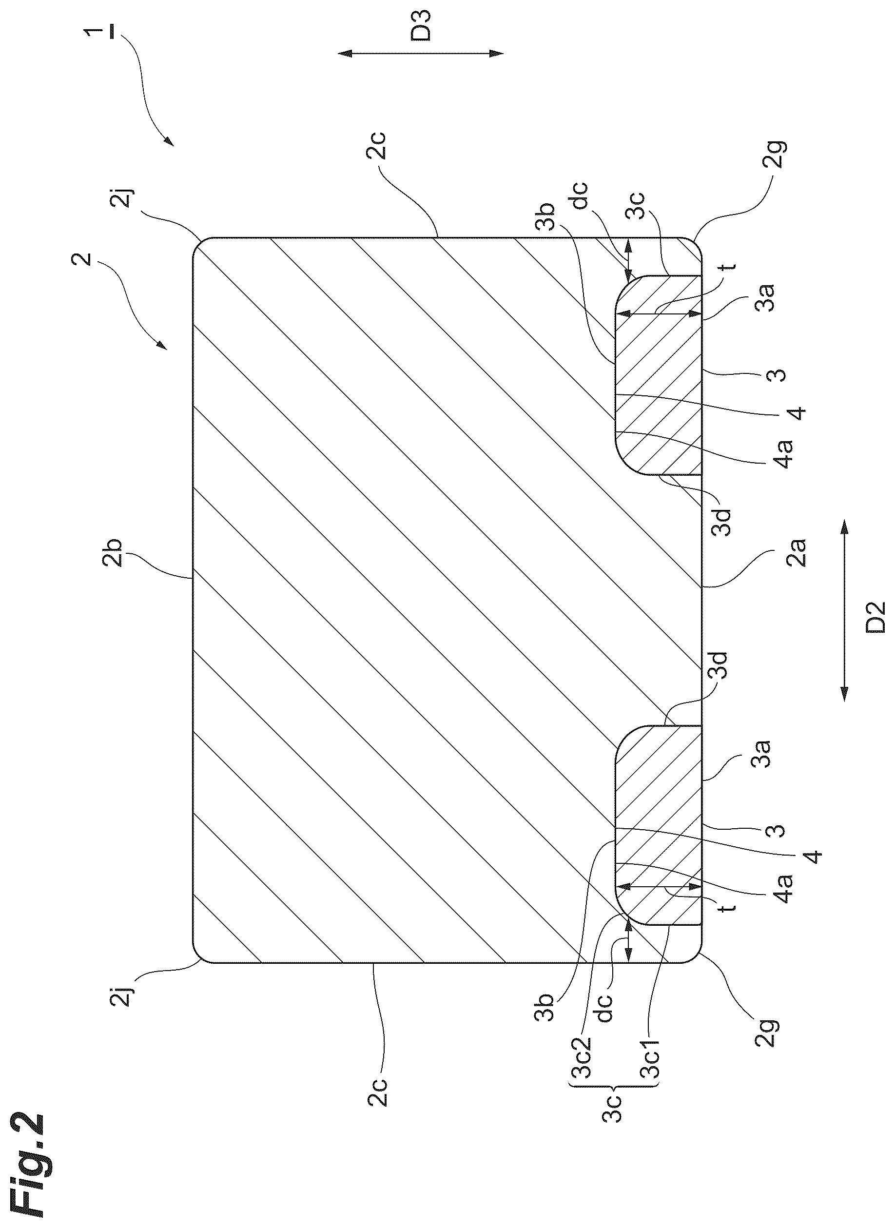 Patent US12488936 Figure 2 – Multilayer coil component