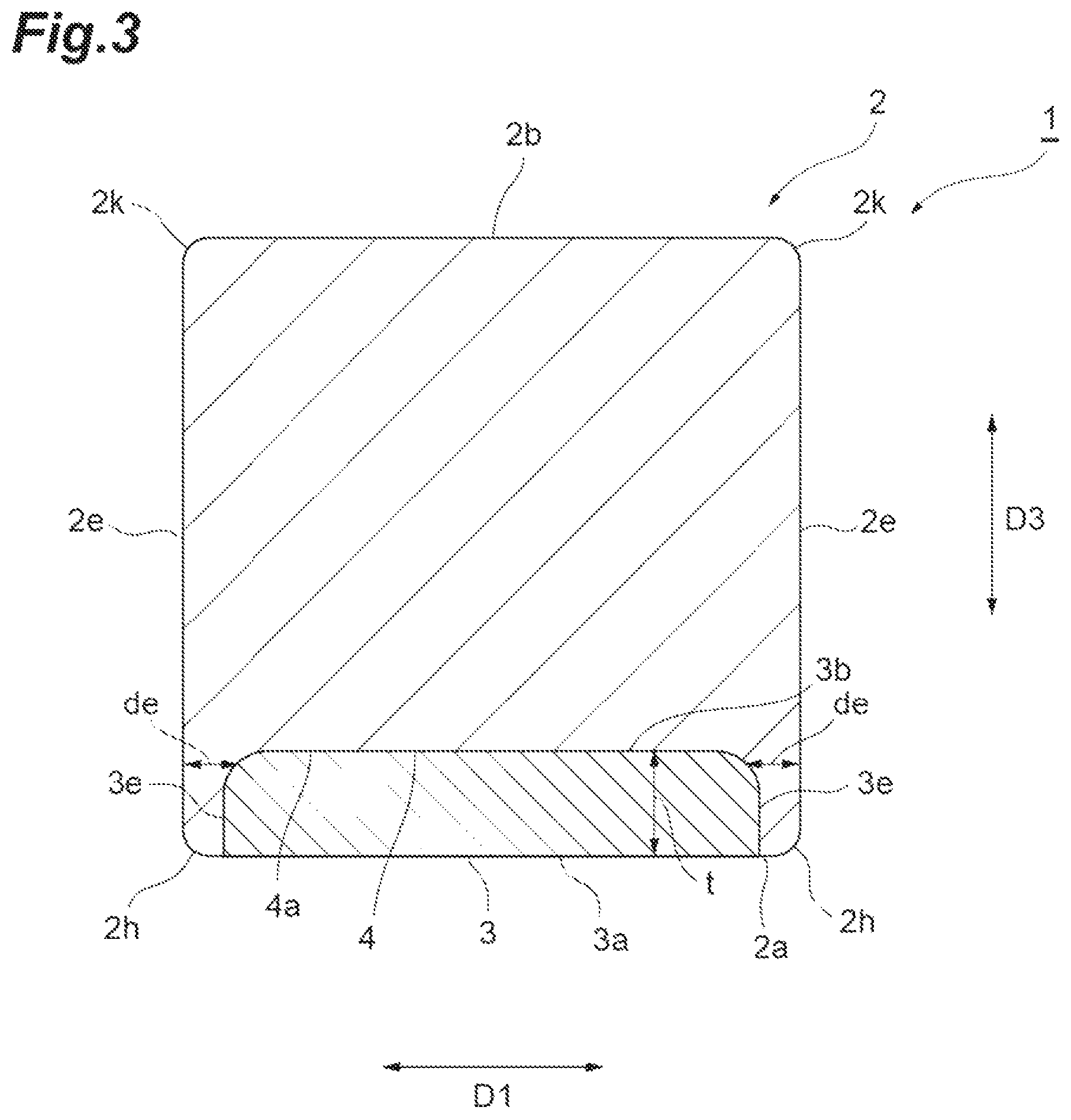 Patent US12488936 Figure 3 – Multilayer coil component
