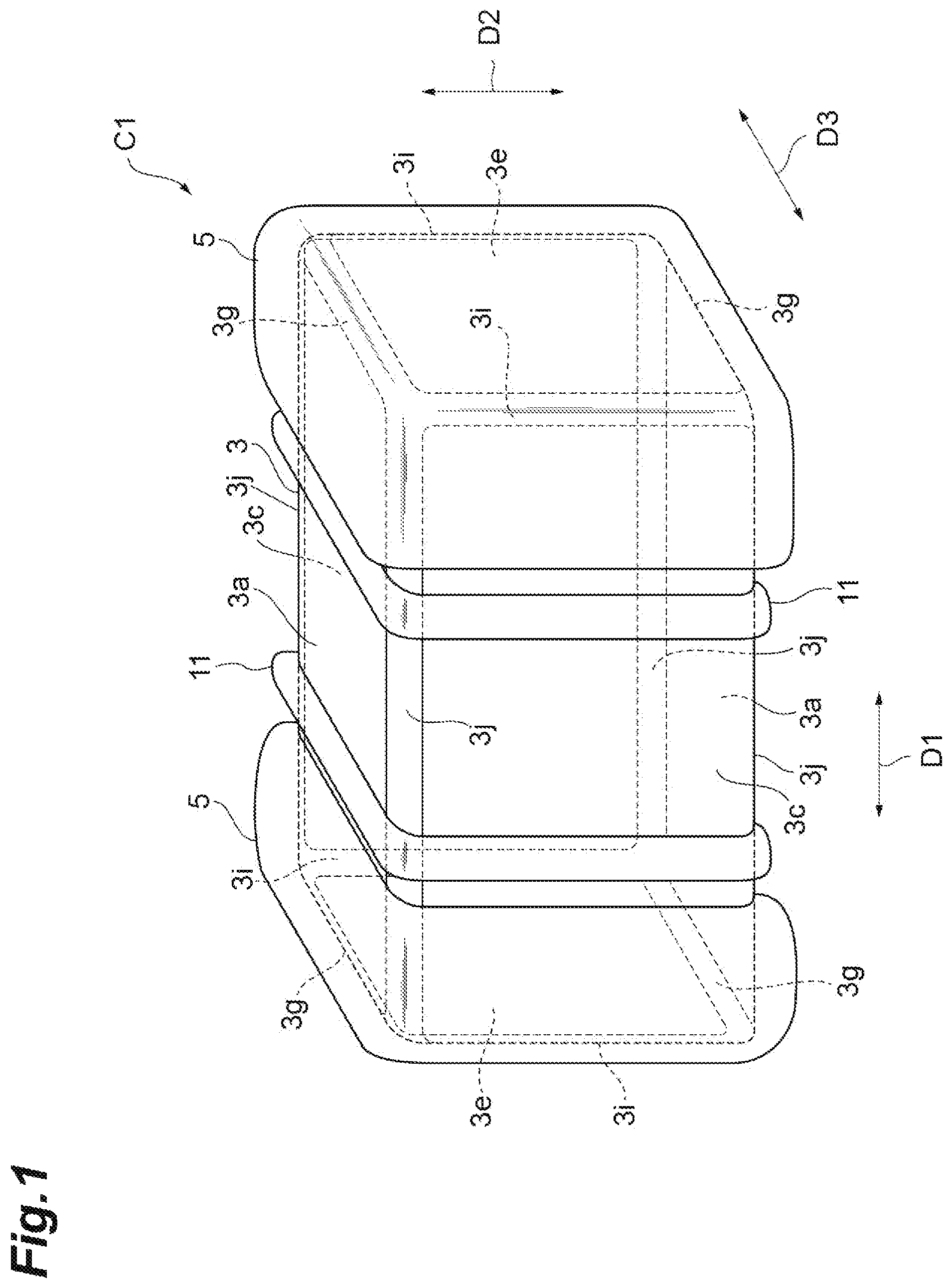 Patent US12488942 Figure 1 – Electronic component having element body and internal conductors and electronic component device