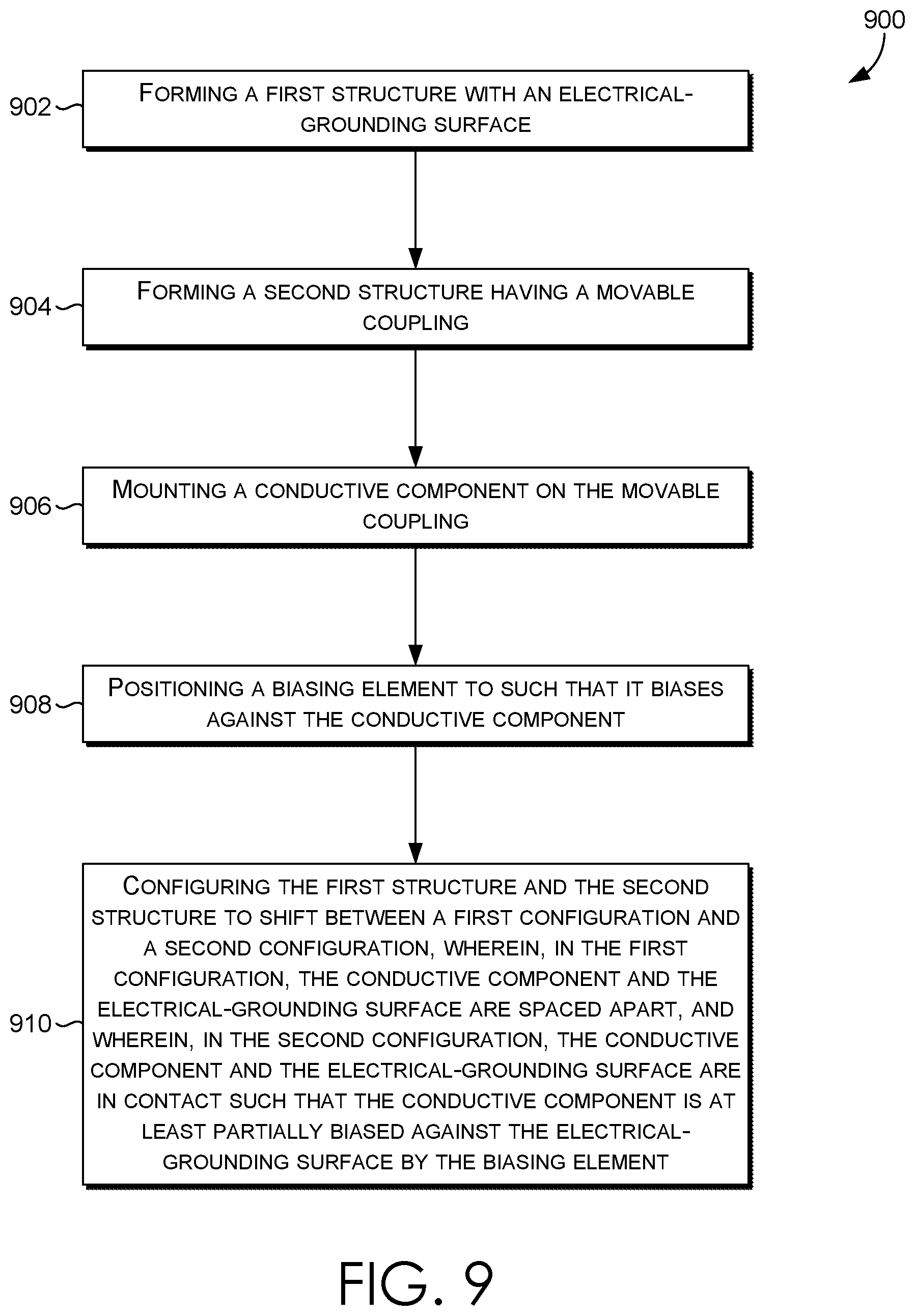 Patent US12488947 Figure 10 – Grounding system, grounding component, and methods of manufacturing and using the same