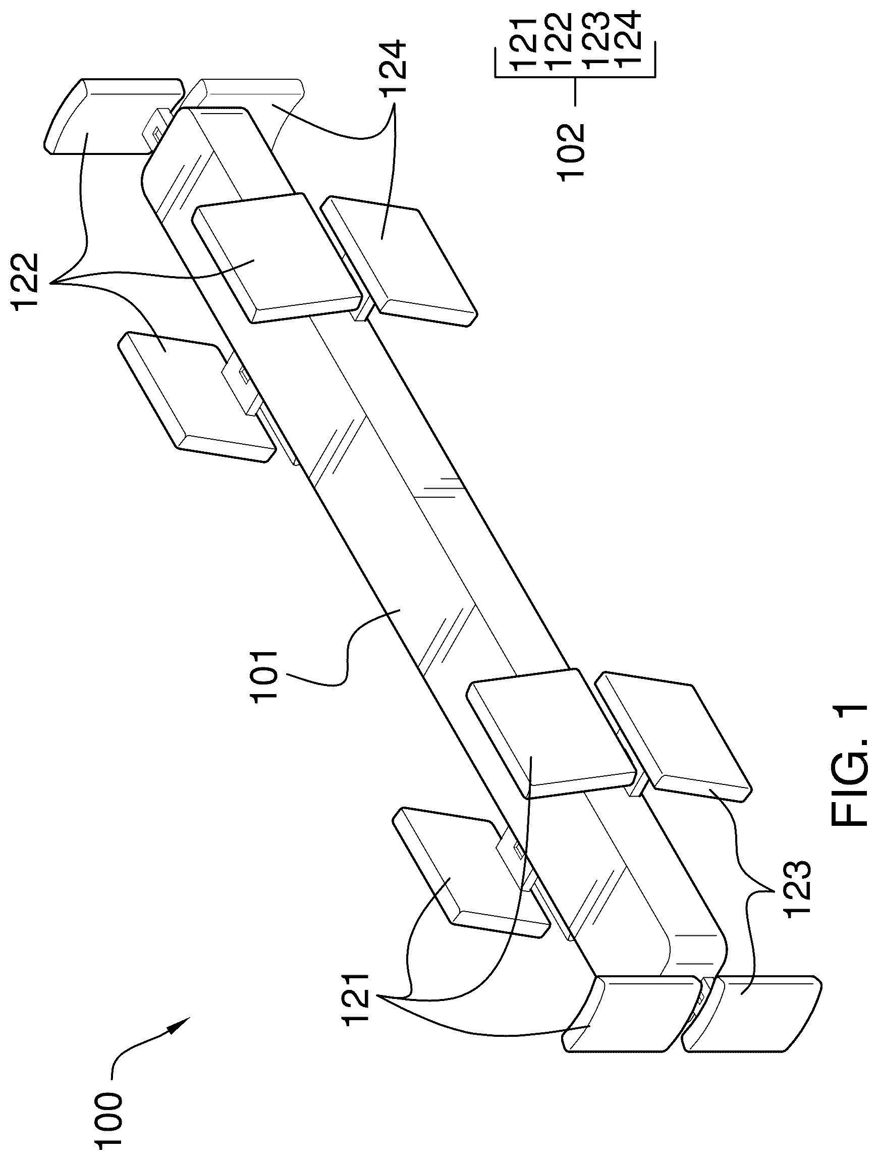 Patent US12488950 Figure 1 – Remote control holder