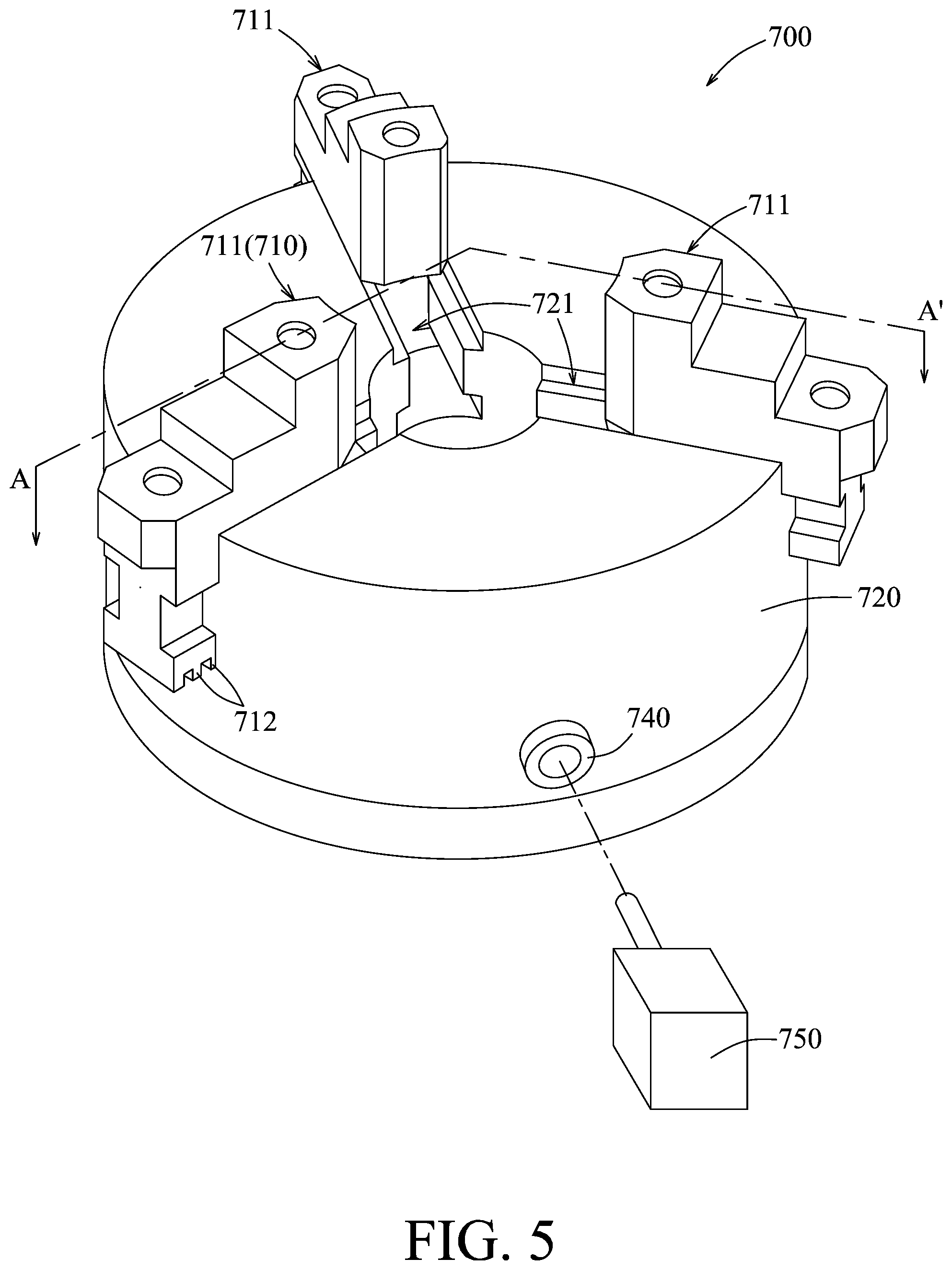 Patent US12488965 Figure 5 – Device and method for treating substrate