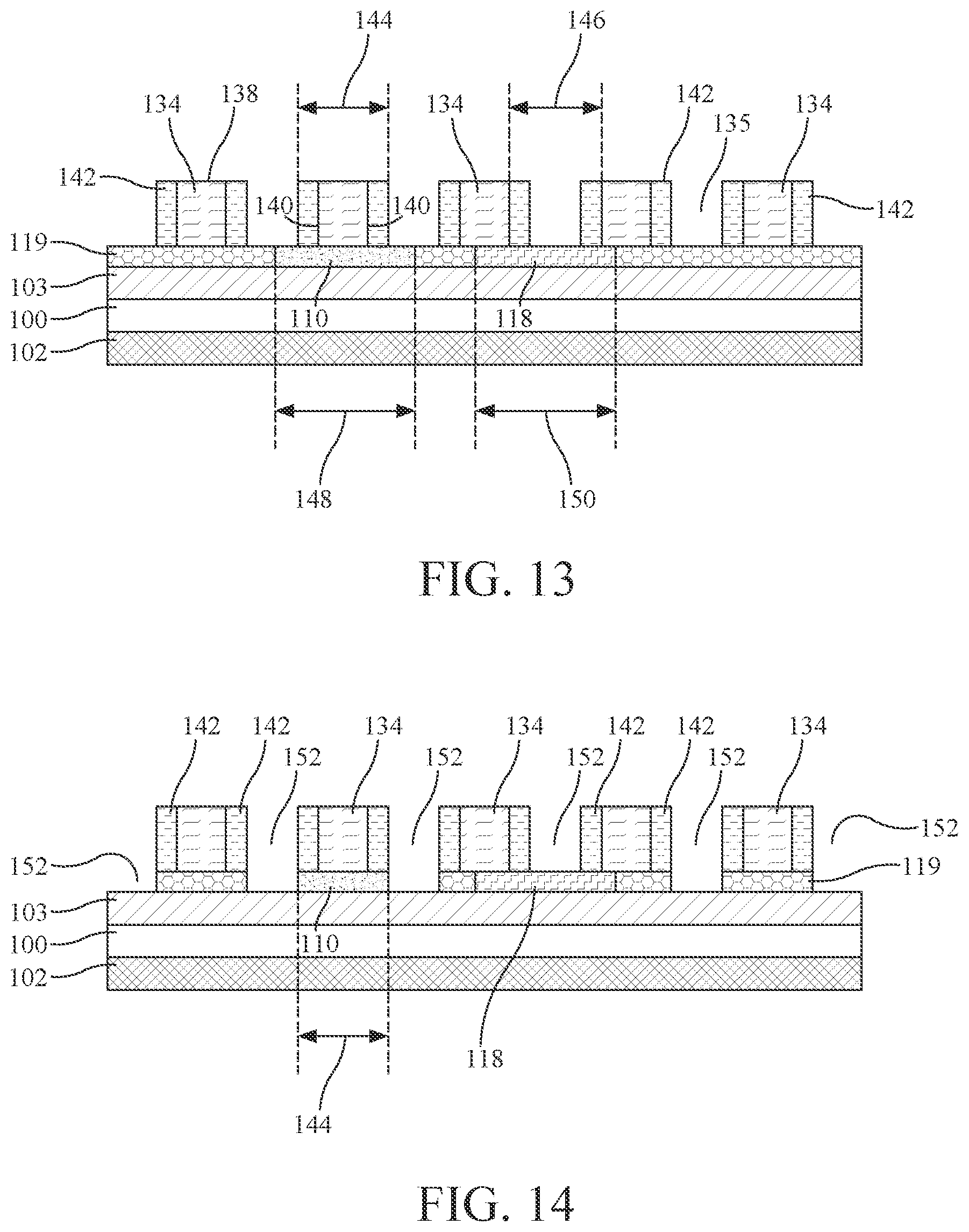 Patent US12488986 Figure 7 – Selective gas etching for self-aligned pattern transfer