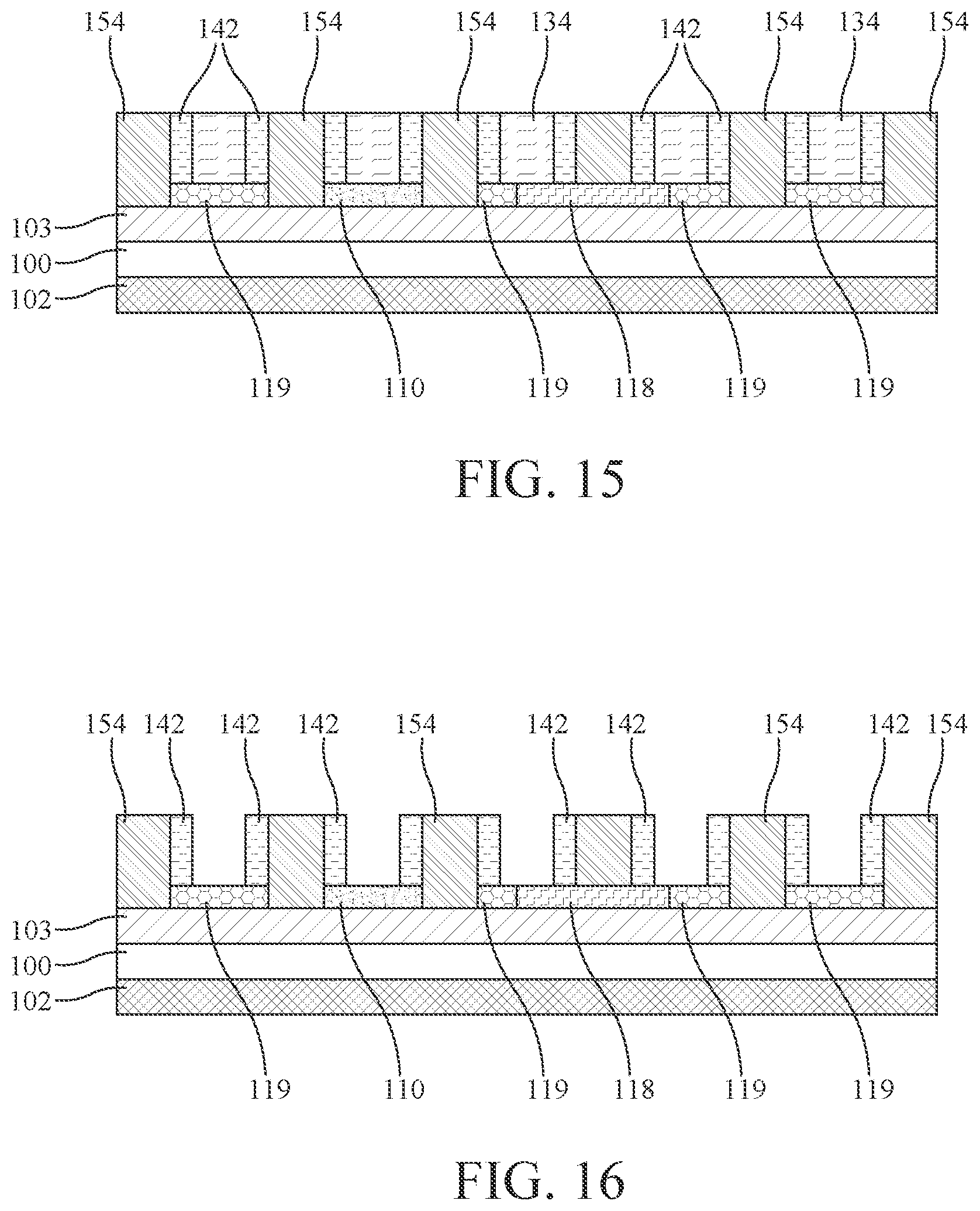 Patent US12488986 Figure 8 – Selective gas etching for self-aligned pattern transfer