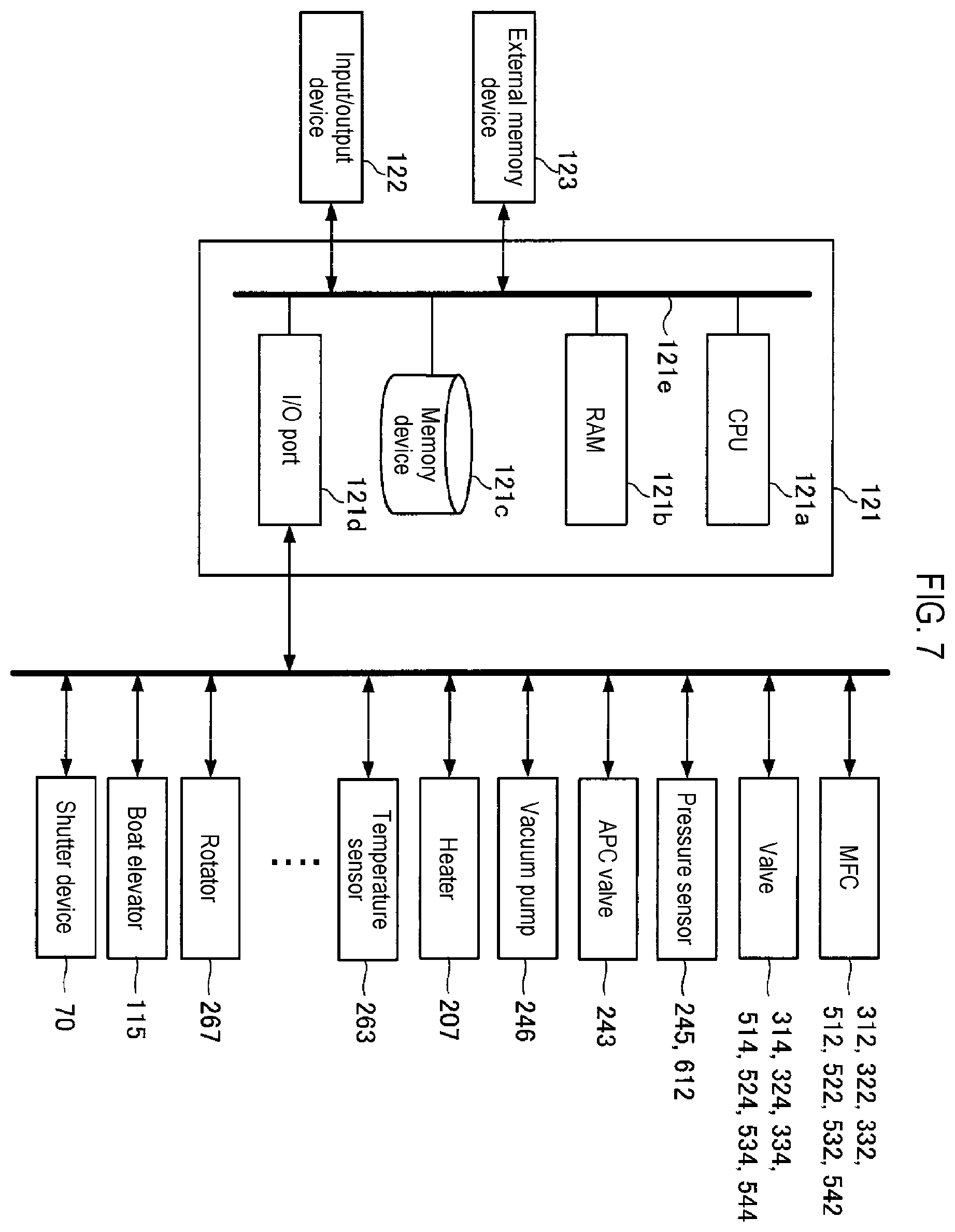 Patent US12488999 Figure 7 – Substrate processing apparatus, cleaning method, and method of manufacturing semiconductor device