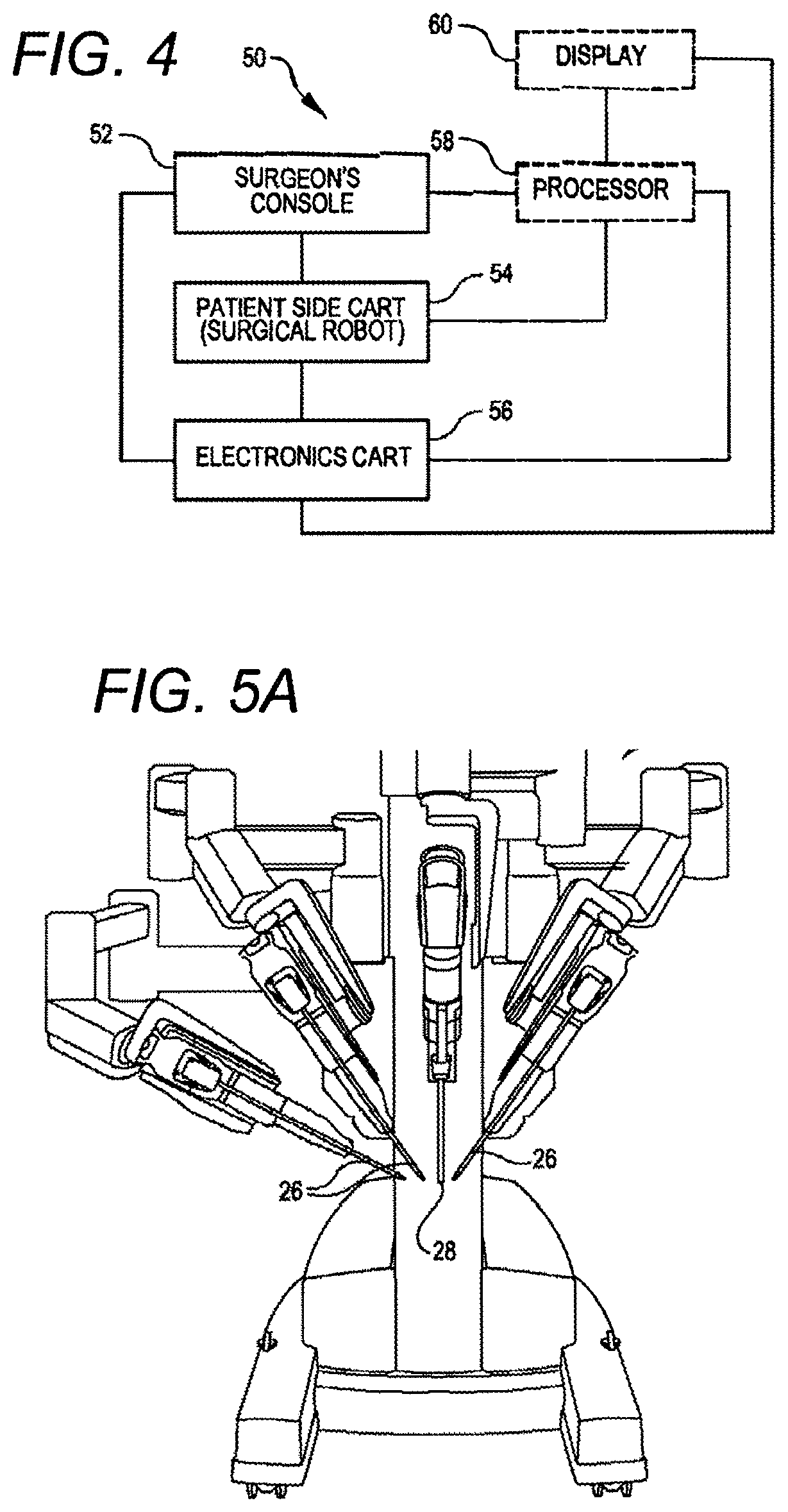 Patent US12491038 Figure 3 – Limited movement of a surgical mounting platform controlled by manual motion of robotic arms